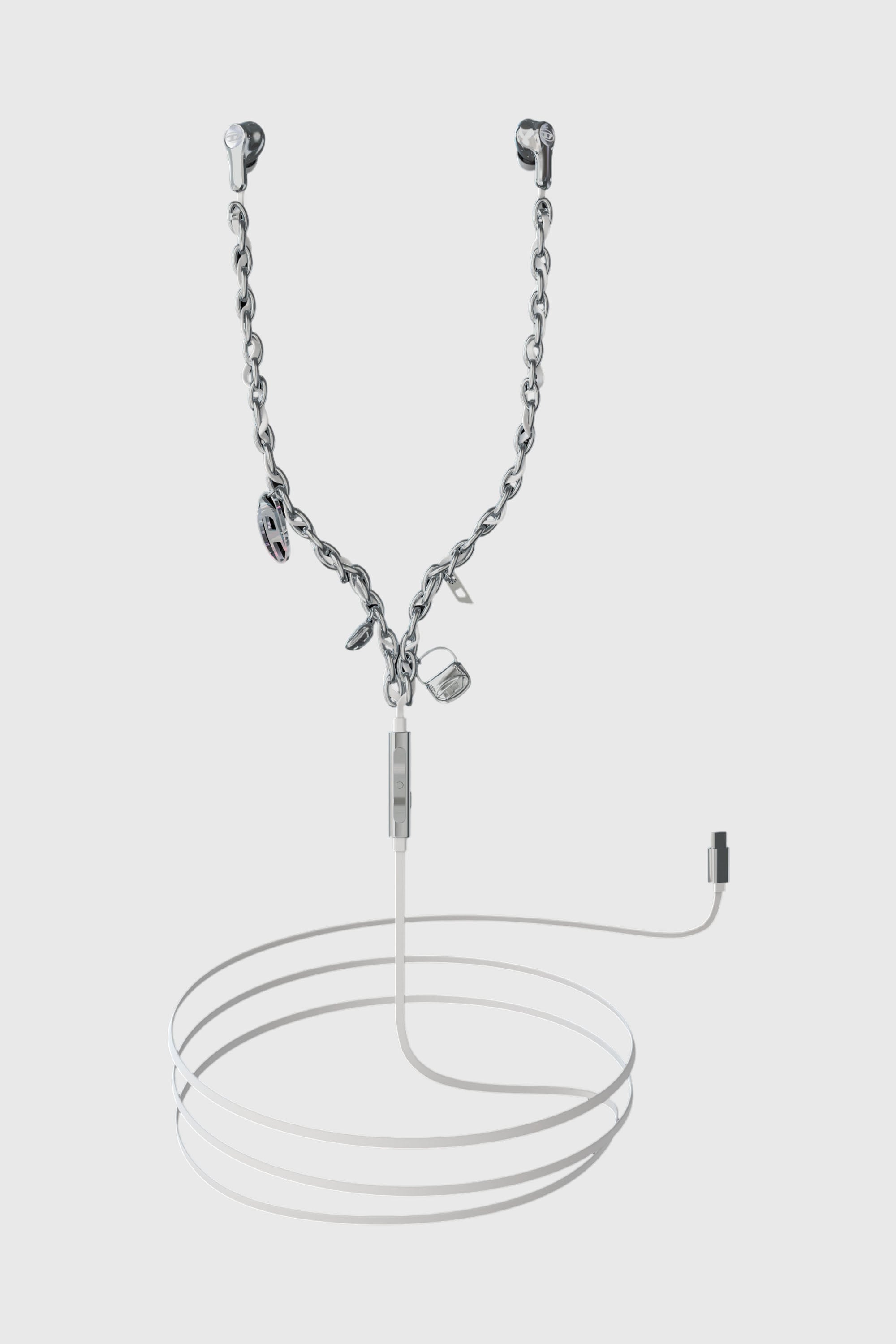 Wired Earbuds and charms