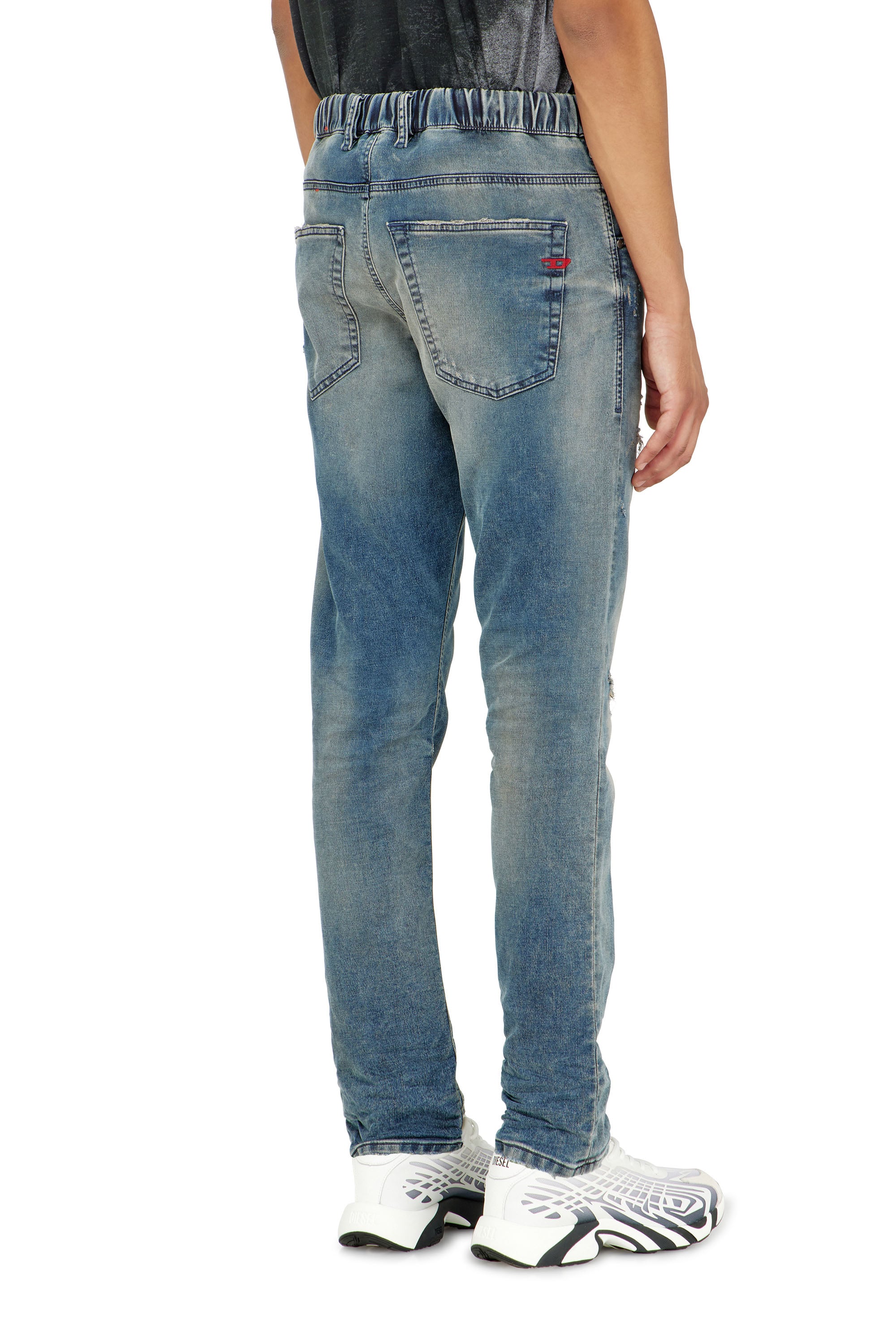 Diesel - Man's Regular 2032 D-Krooley-BW Joggjeans&reg; 068WY, Medium blue - 4