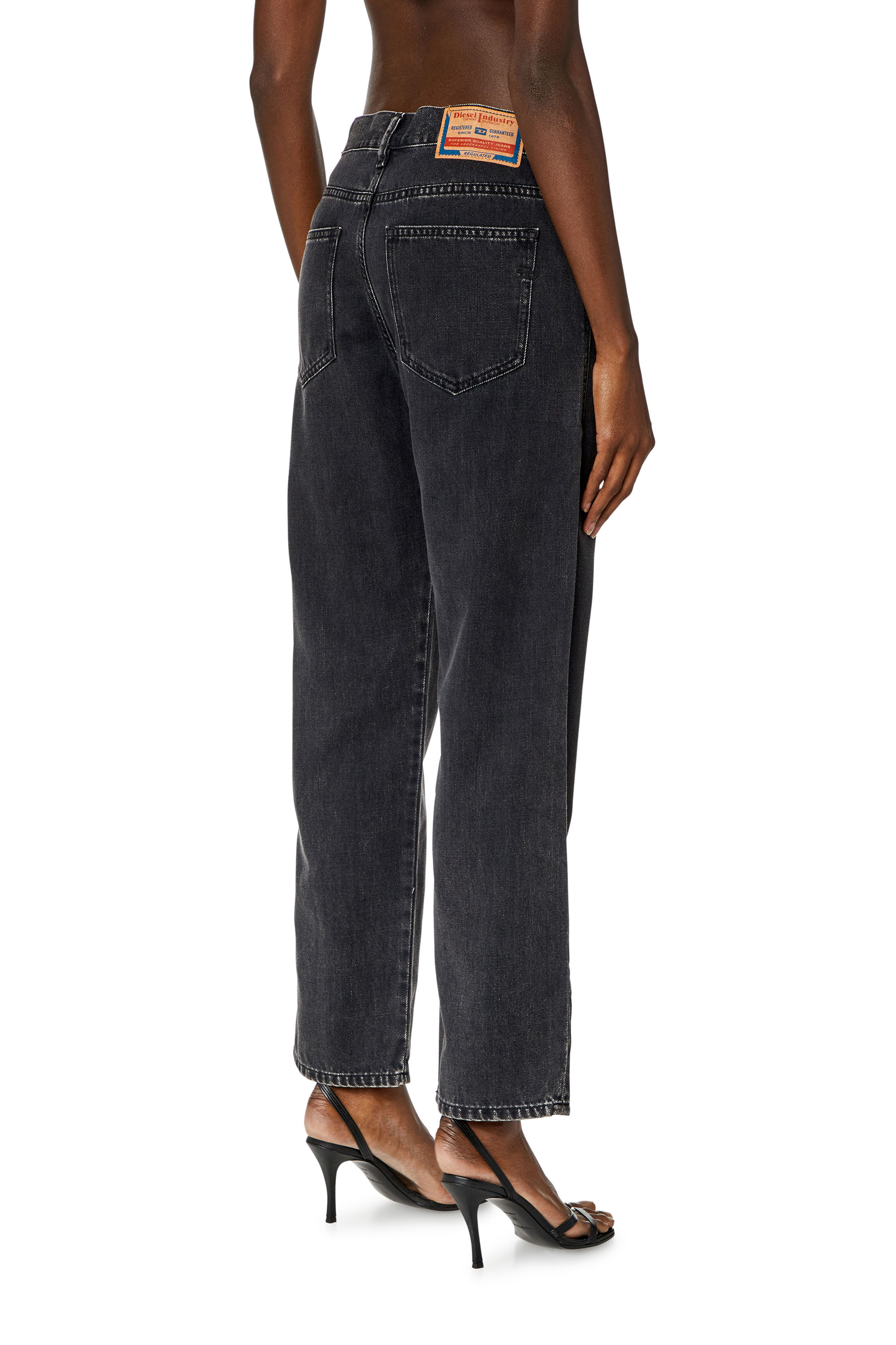 Diesel - Woman's Regular Jeans 2016 D-Air 068HN, Black/Dark grey - 4