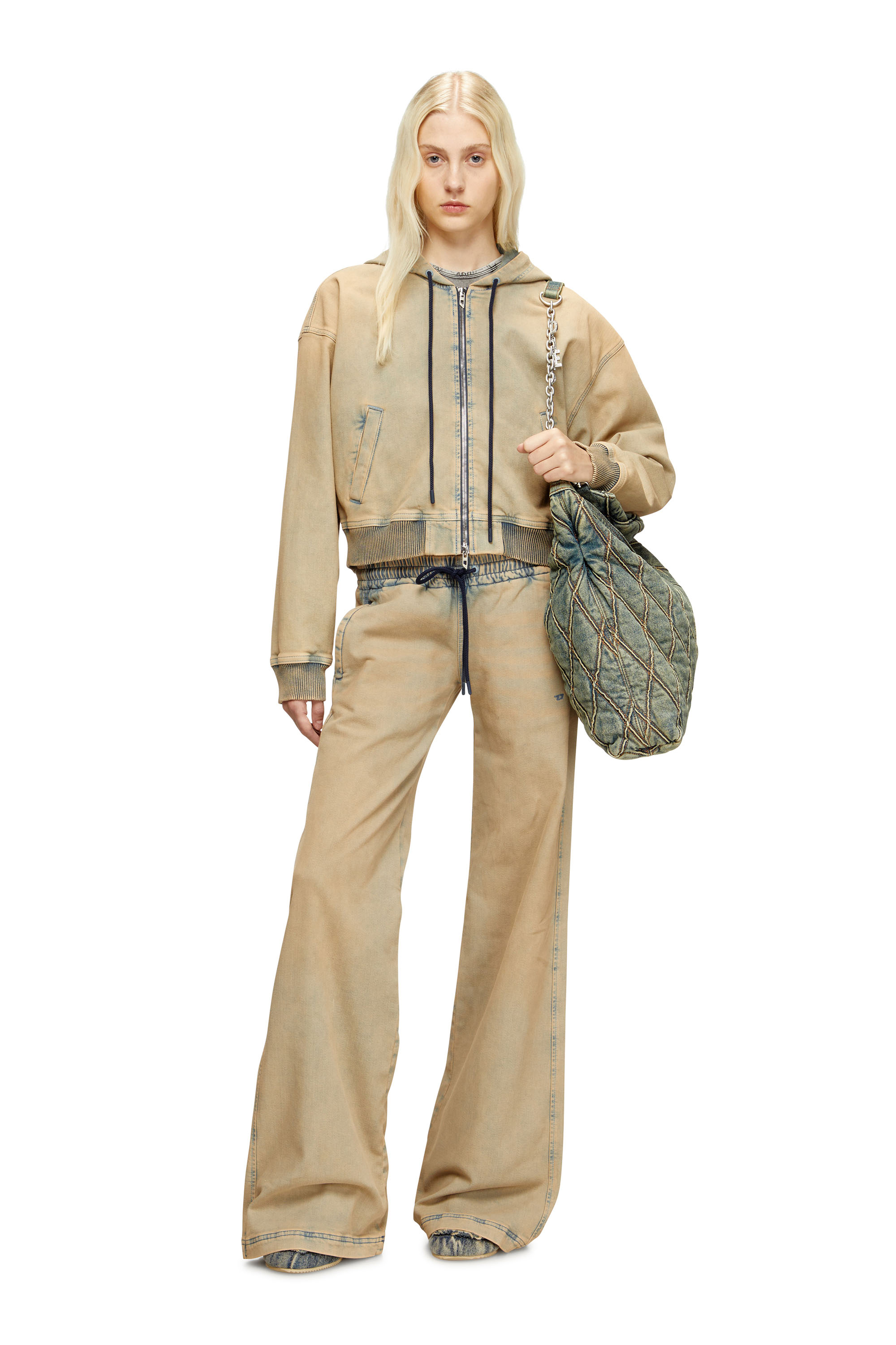 Diesel - Woman's Relaxed 2078 D-Ainty Joggjeans® 09M33, Blue/Beige - 1