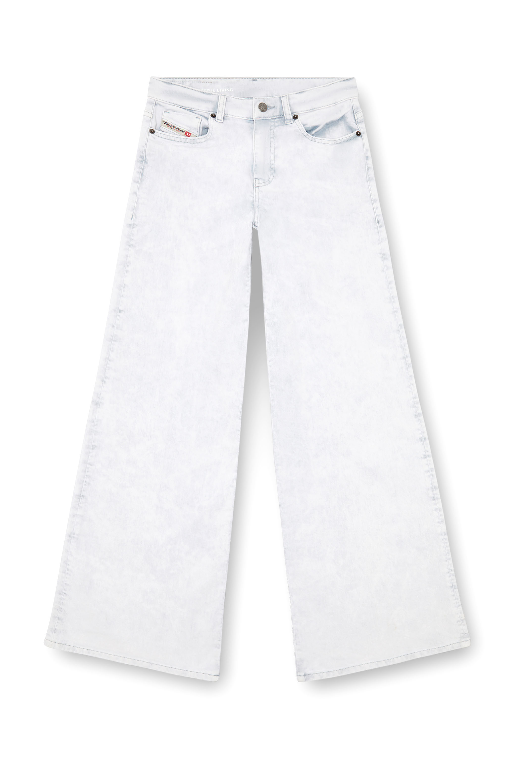 Diesel - Woman Bootcut and Flare Jeans 1978 D-Akemi 0GRDL, Light Blue - Image 3