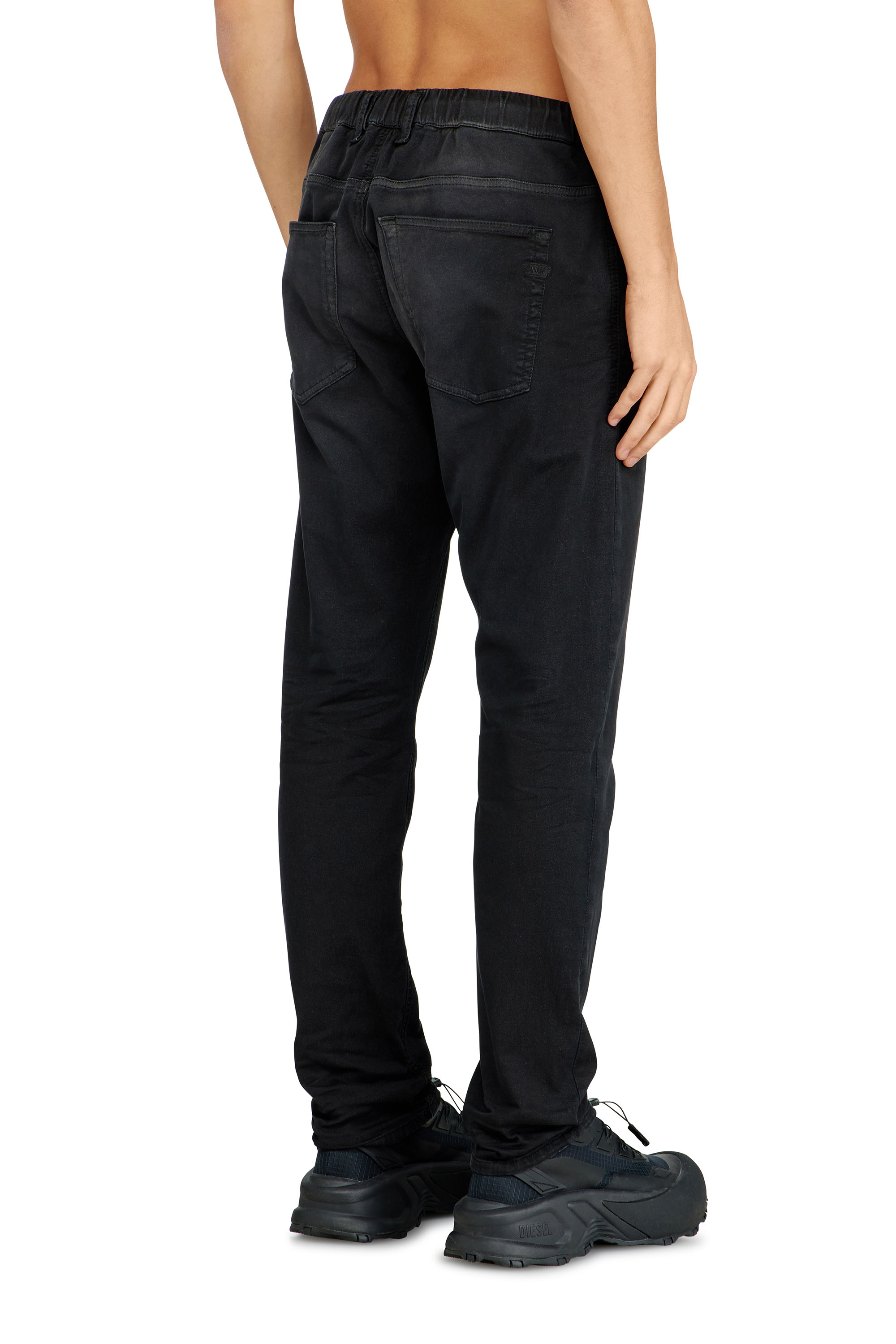 Diesel - Man's Regular 2032 D-Krooley-BW Joggjeans&reg; 0670M, Black - 4
