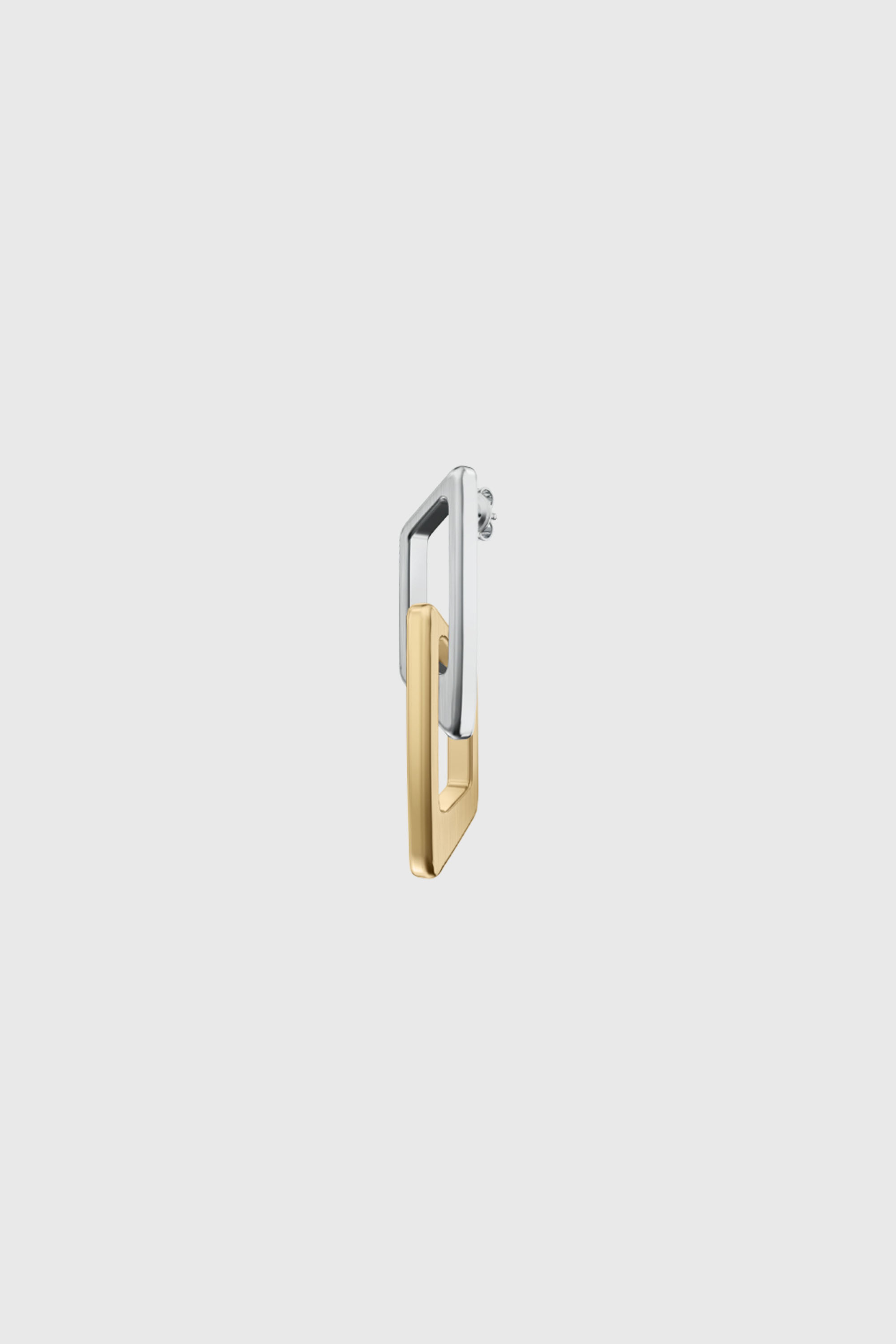 Stainless steel drop earring
