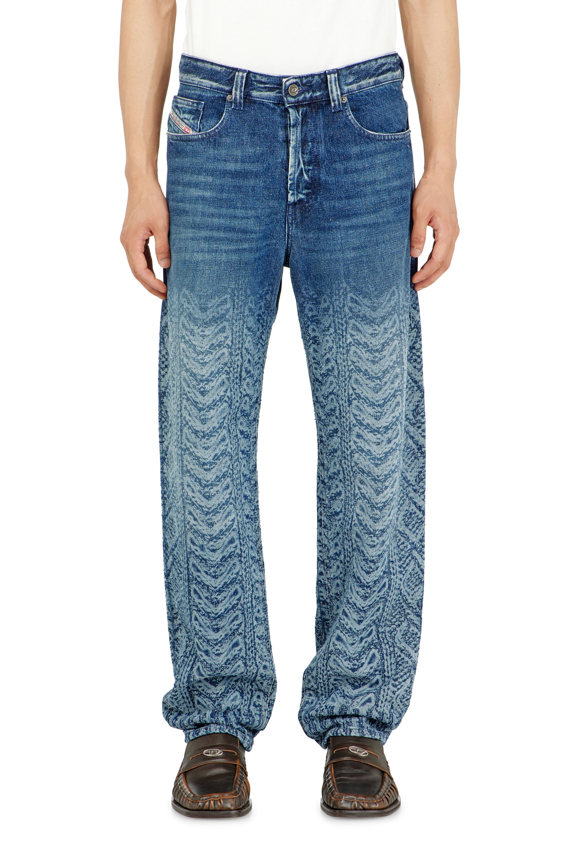 Diesel - Man's Regular Jeans 2024 D-Macs 007EV, Dark Blue - 1