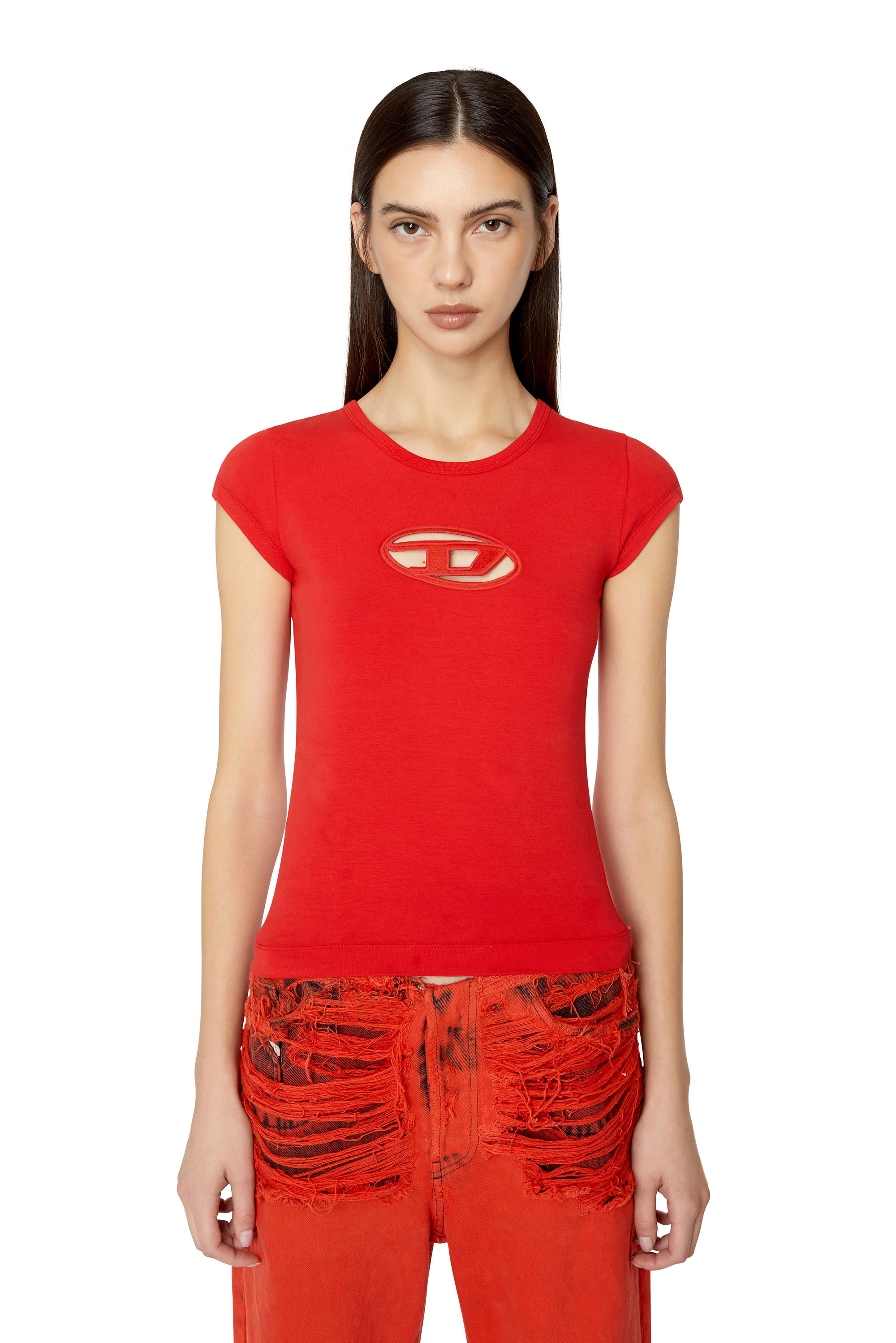 Diesel - T-ANGIE, Cherry Red - Image 1