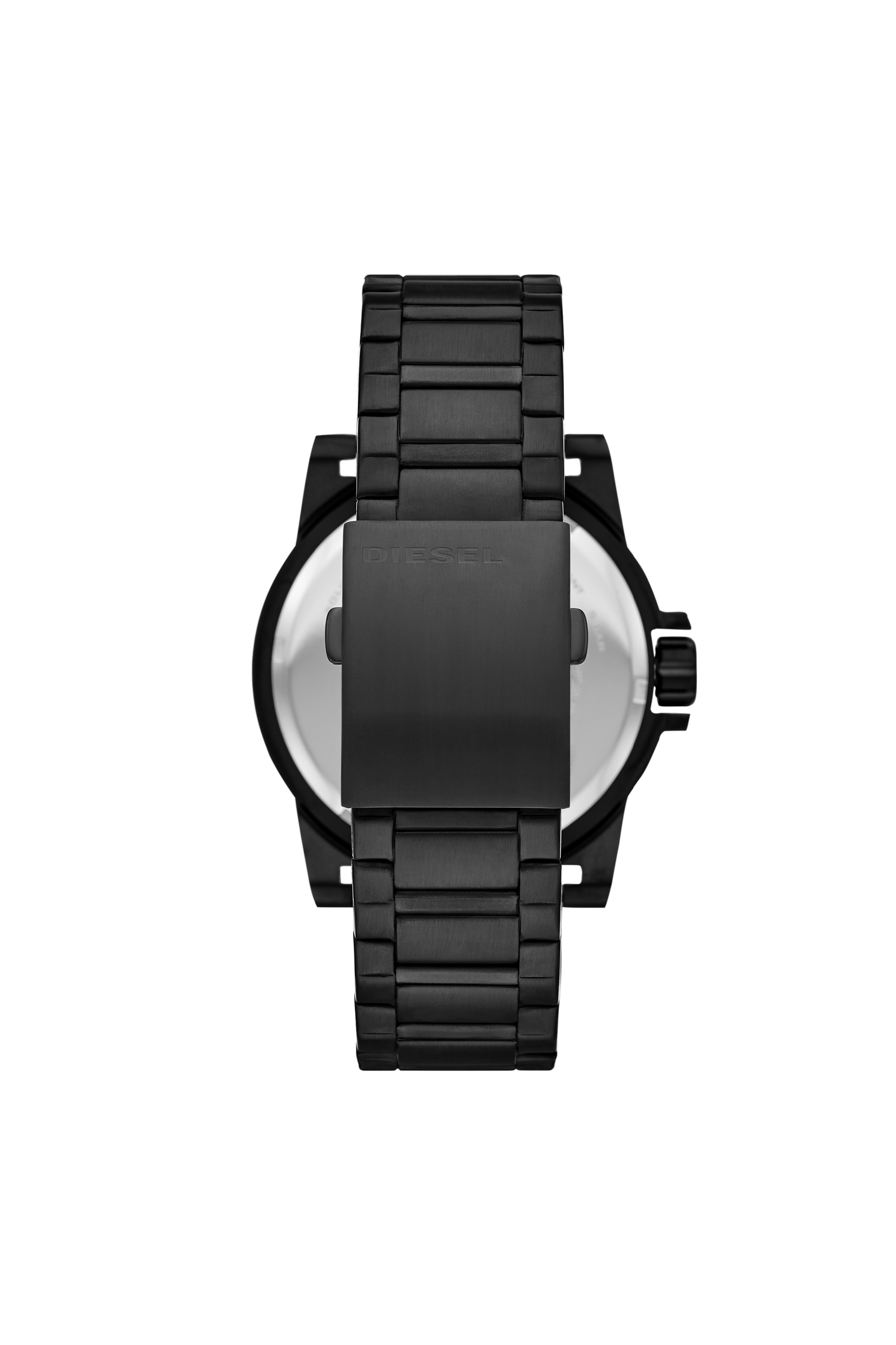 Diesel - DZ1934, Man's D-48 three-hand black stainless steel watch in Black - 2