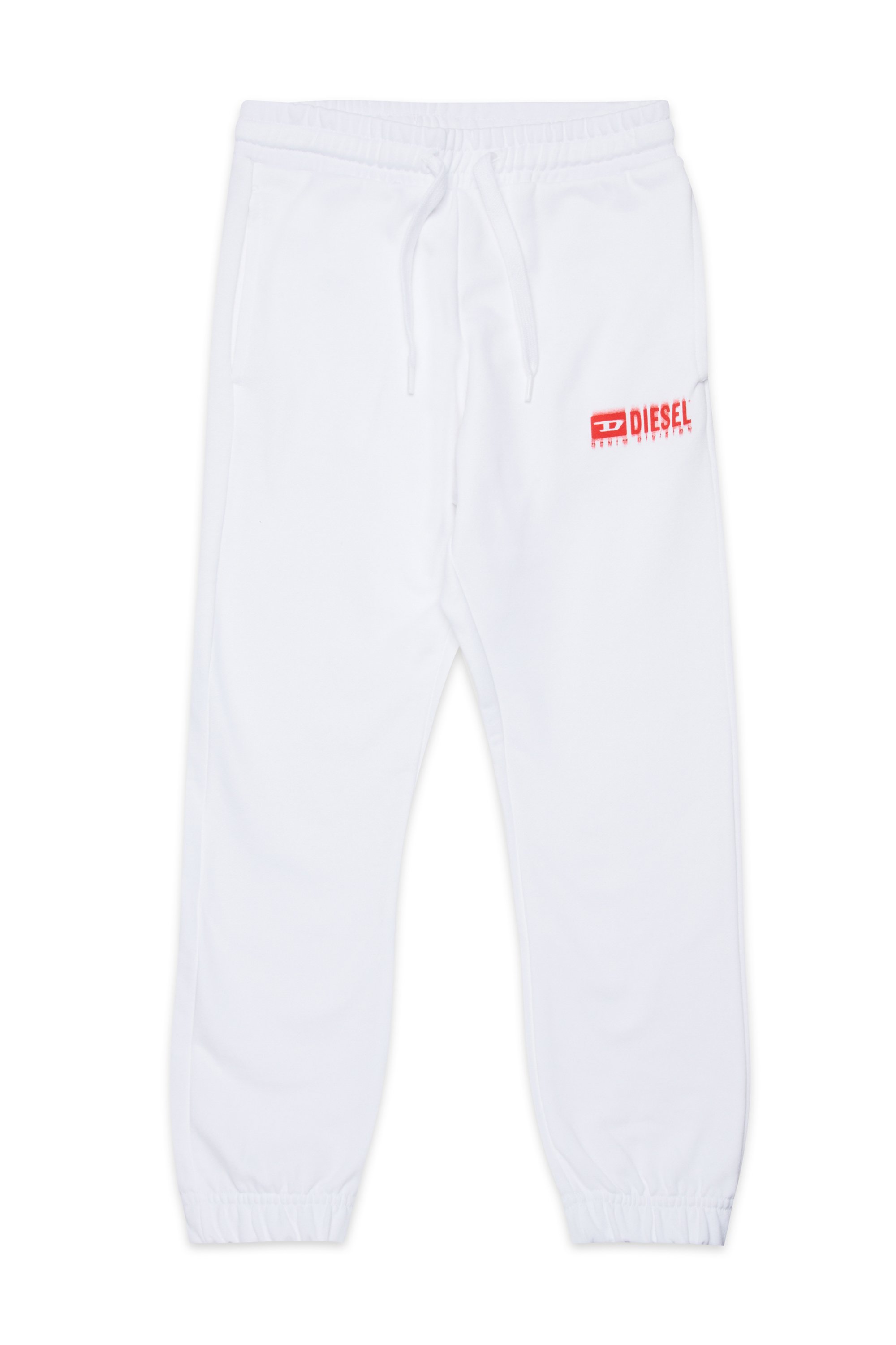 Diesel - PBASEL, Man's Sweatpants with dégradé logo in White - 1