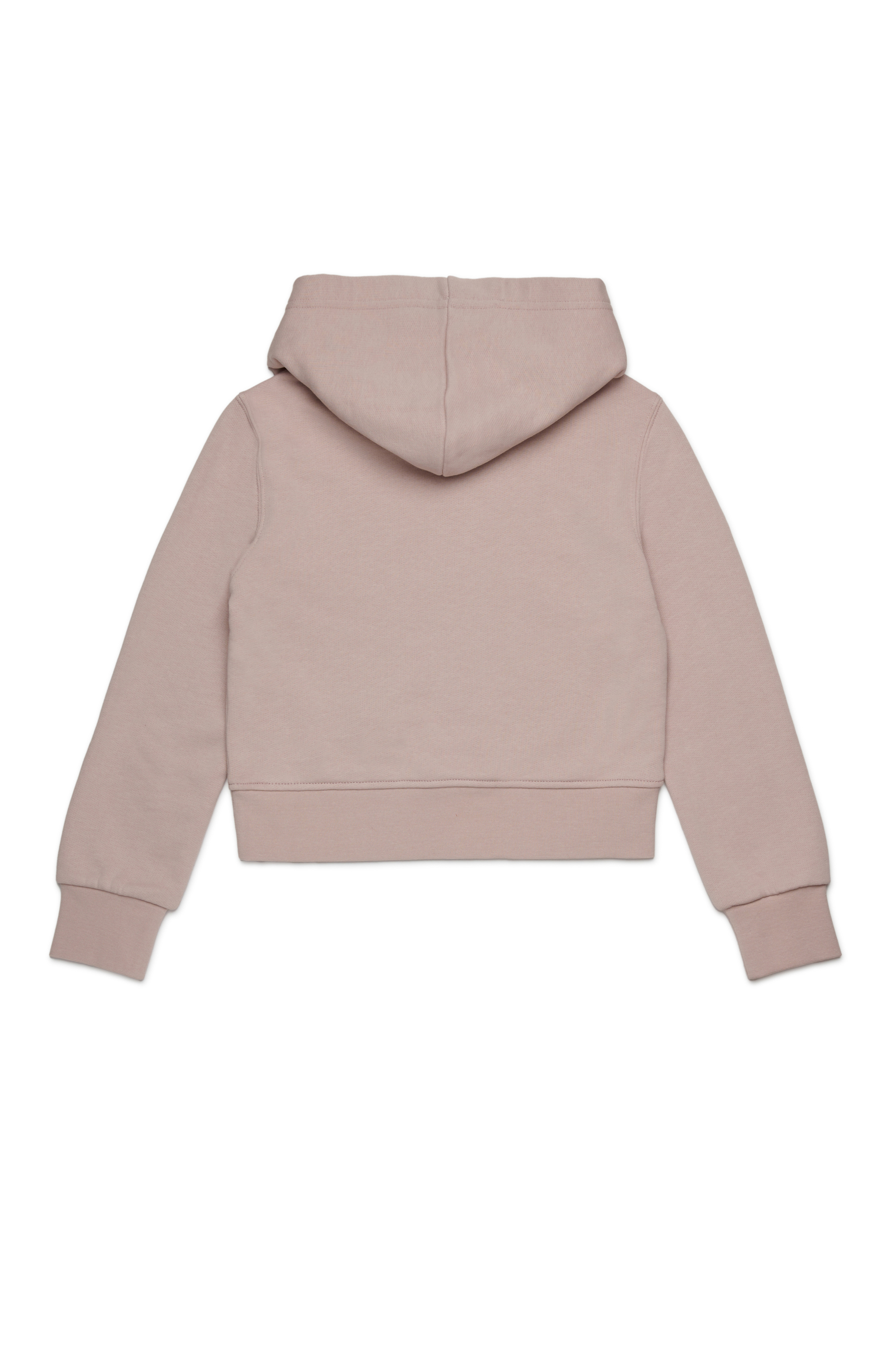 Diesel - SASYHOOD, Woman's Cotton hoodie with embroidered logo in Pink - 2