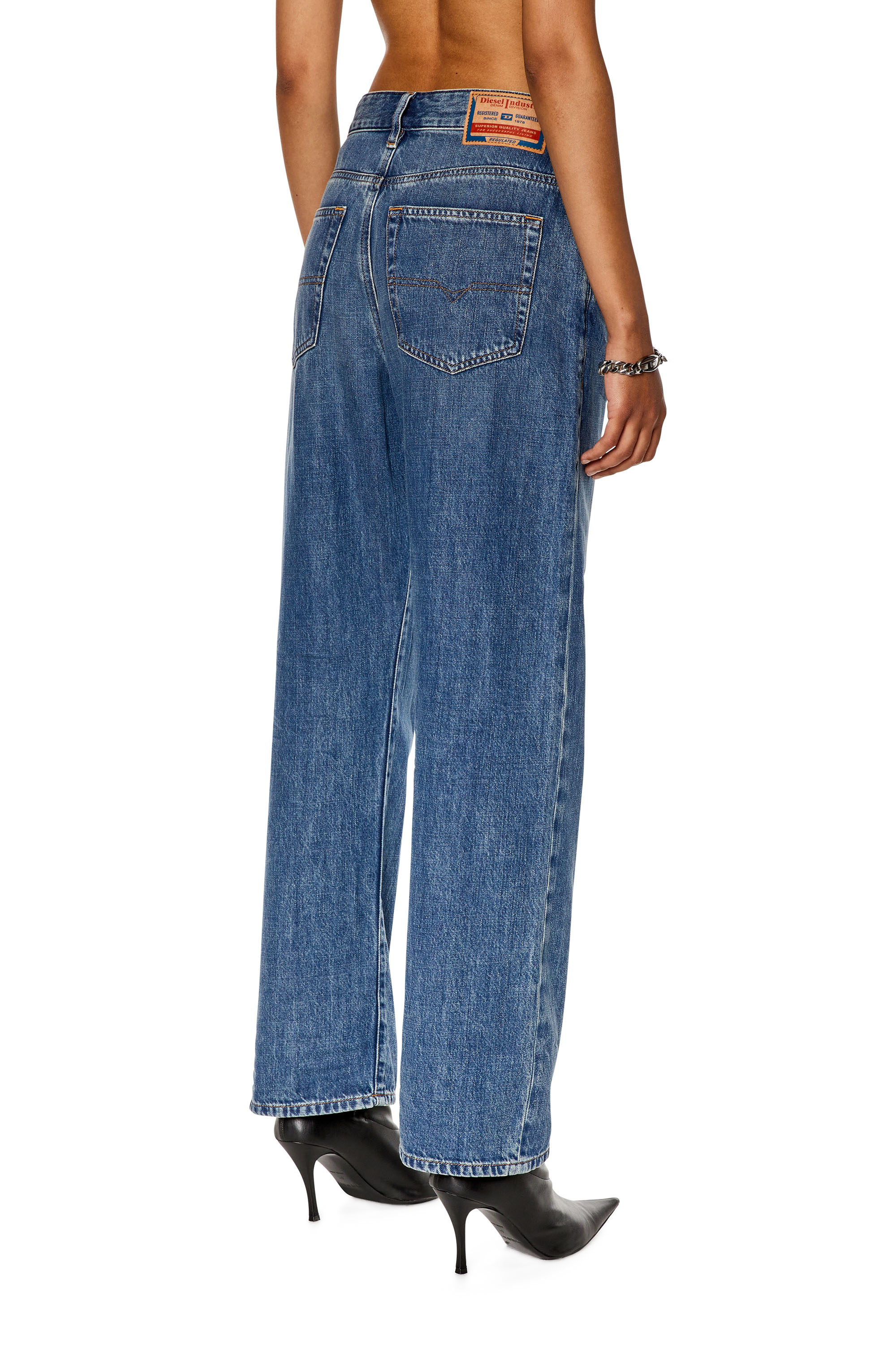 Diesel - 1999 D-Reggy 068FG Straight Jeans, Medium blue - Image 4