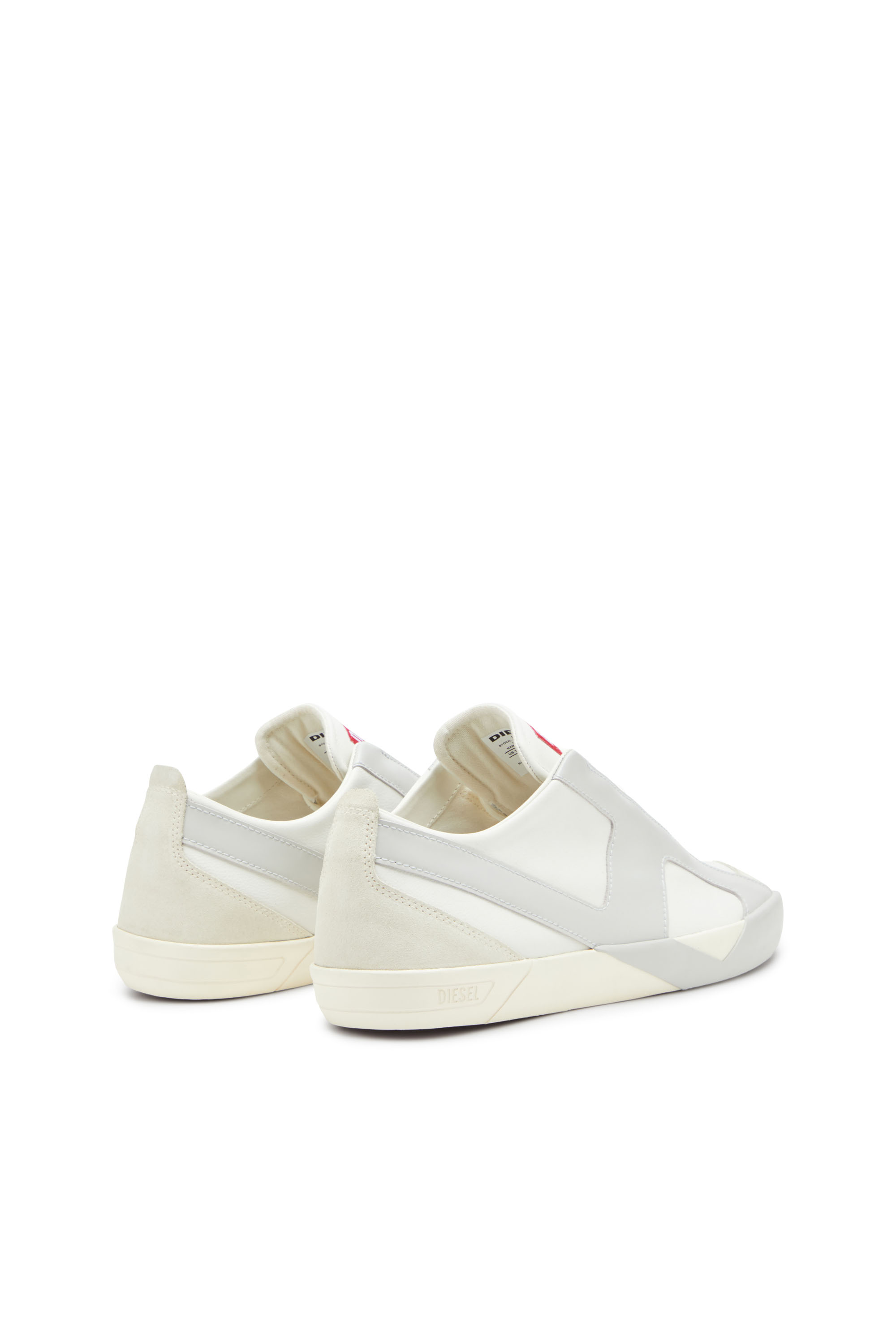 Diesel - S-SLANTE-D LOW, Man's S-Slante-D-Sneakers in suede and leather with D logo in null - 3