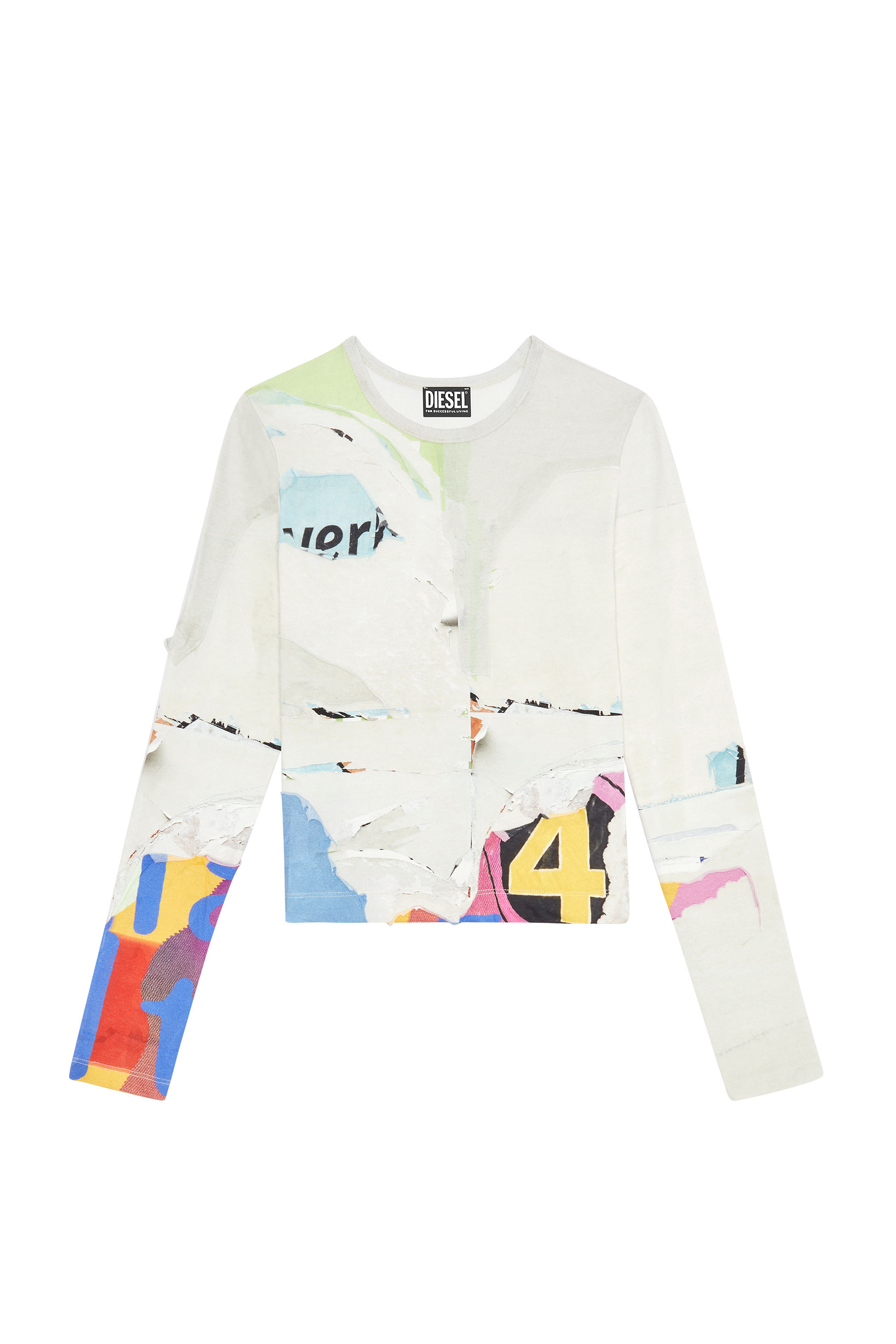 Diesel - T-ANJET-POFF, White - Image 3