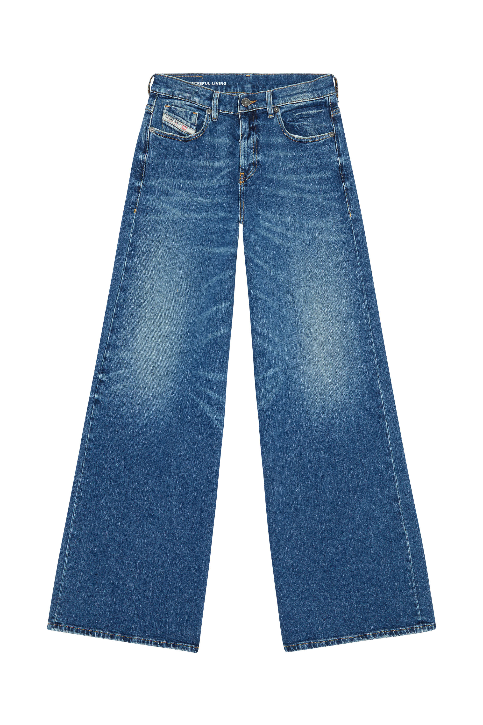 Diesel - Bootcut and Flare Jeans 1978 D-Akemi 007L1, Medium blue - Image 5