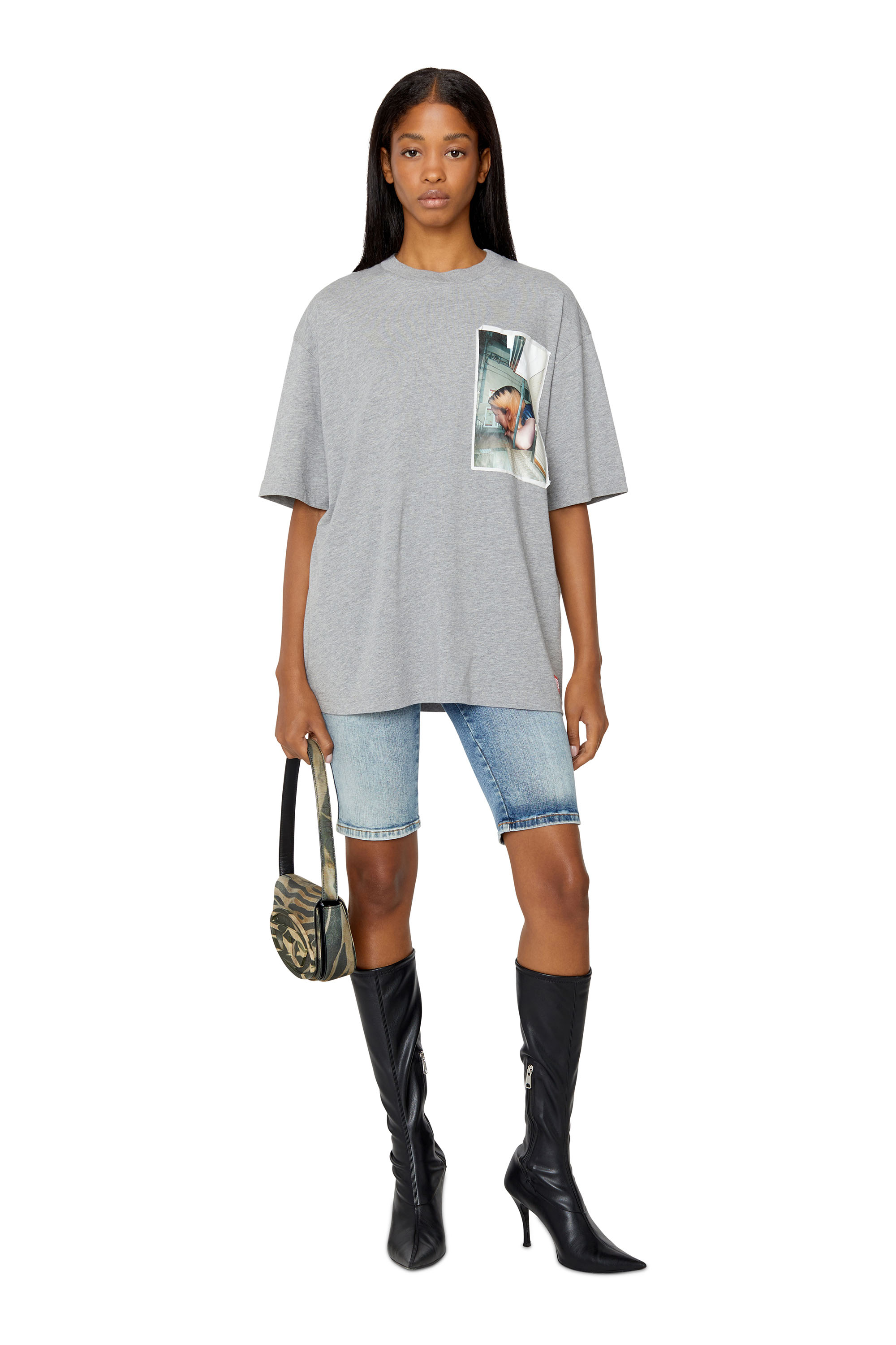 Diesel - SJ-T-WASH, Grey - Image 6