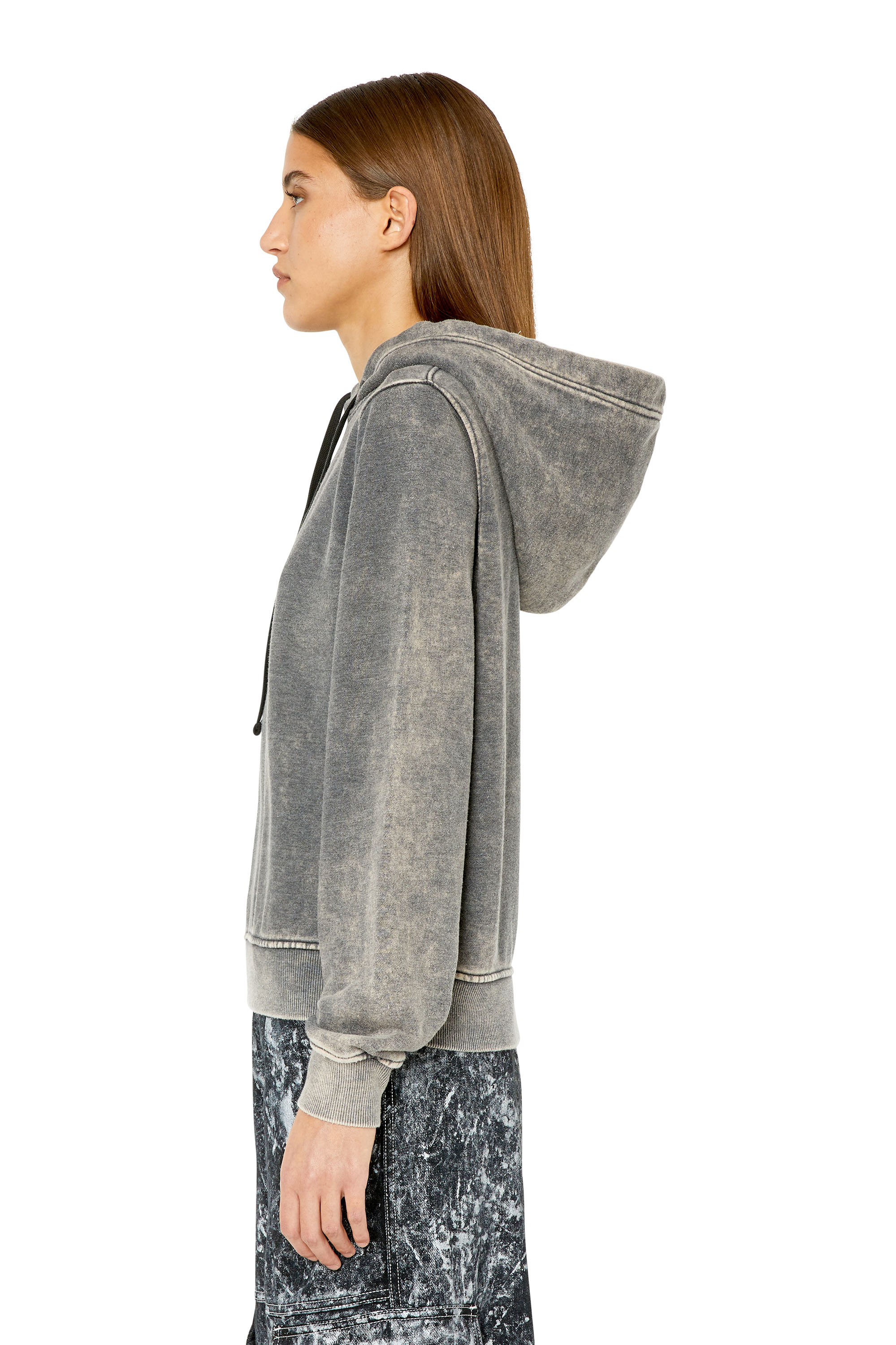 Diesel - F-REGGY-HOOD-G2, Dark grey - Image 4