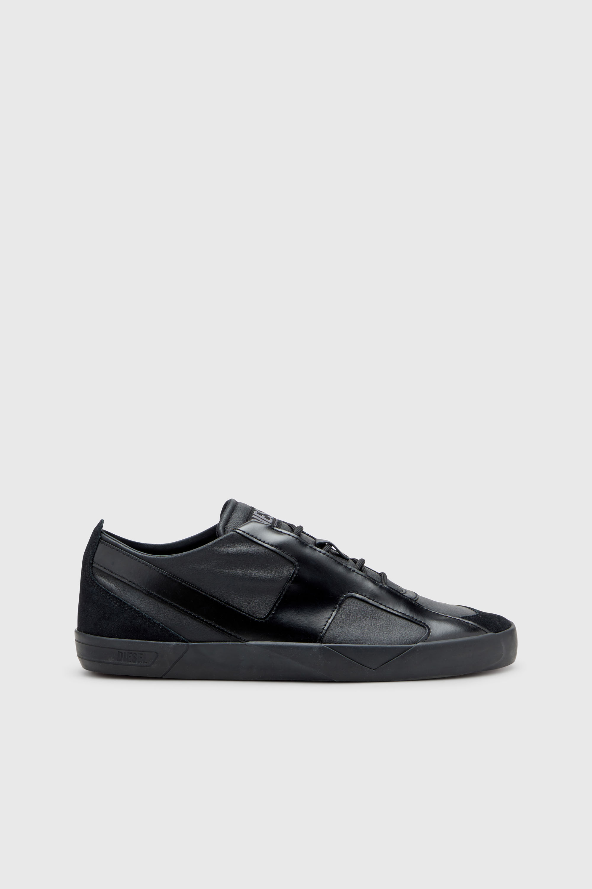 S-Slante-D-Sneakers in suede and leather with D logo