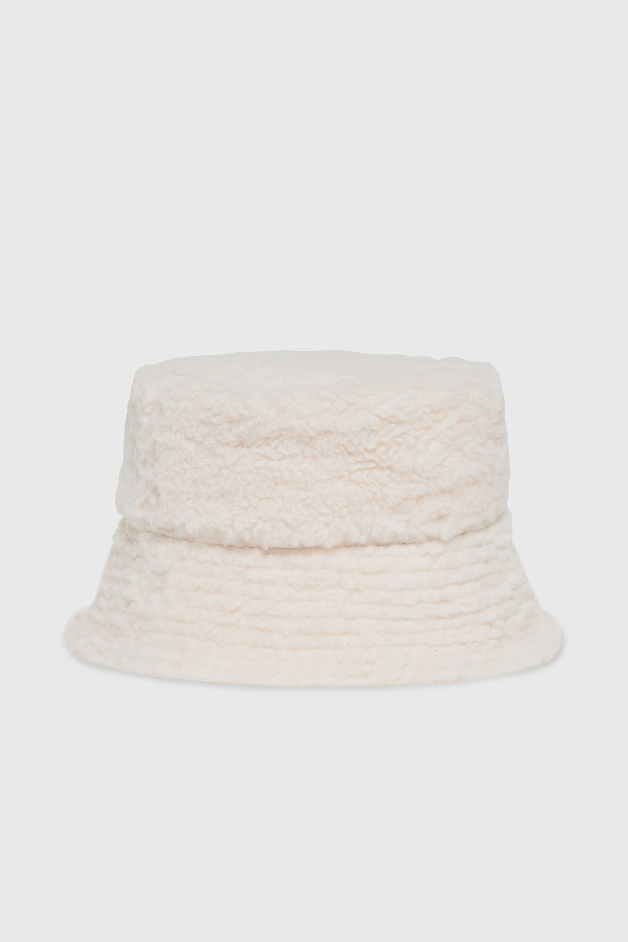 Diesel - FBONT, Unisex's Bucket hat in cosy pile fabric in White - 2