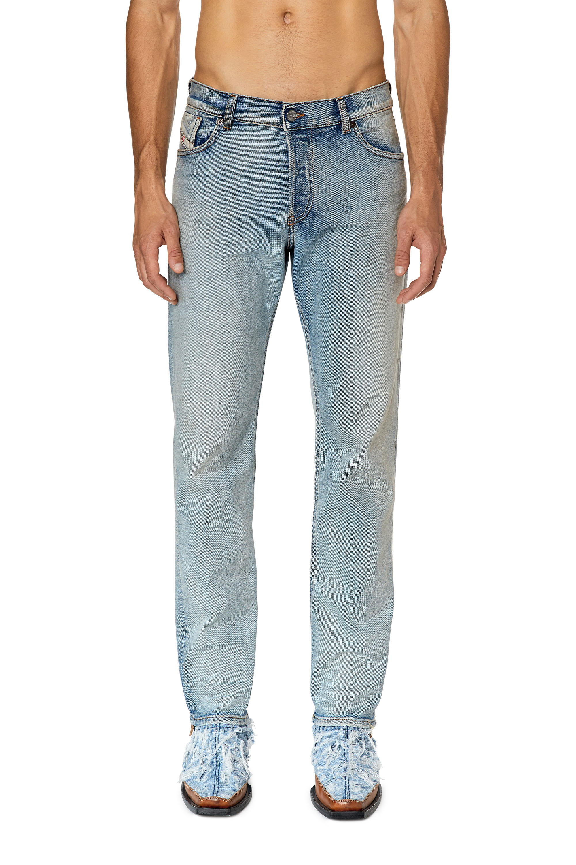 Diesel - 1995 D-Sark 09E84 Straight Jeans, Light Blue - Image 1