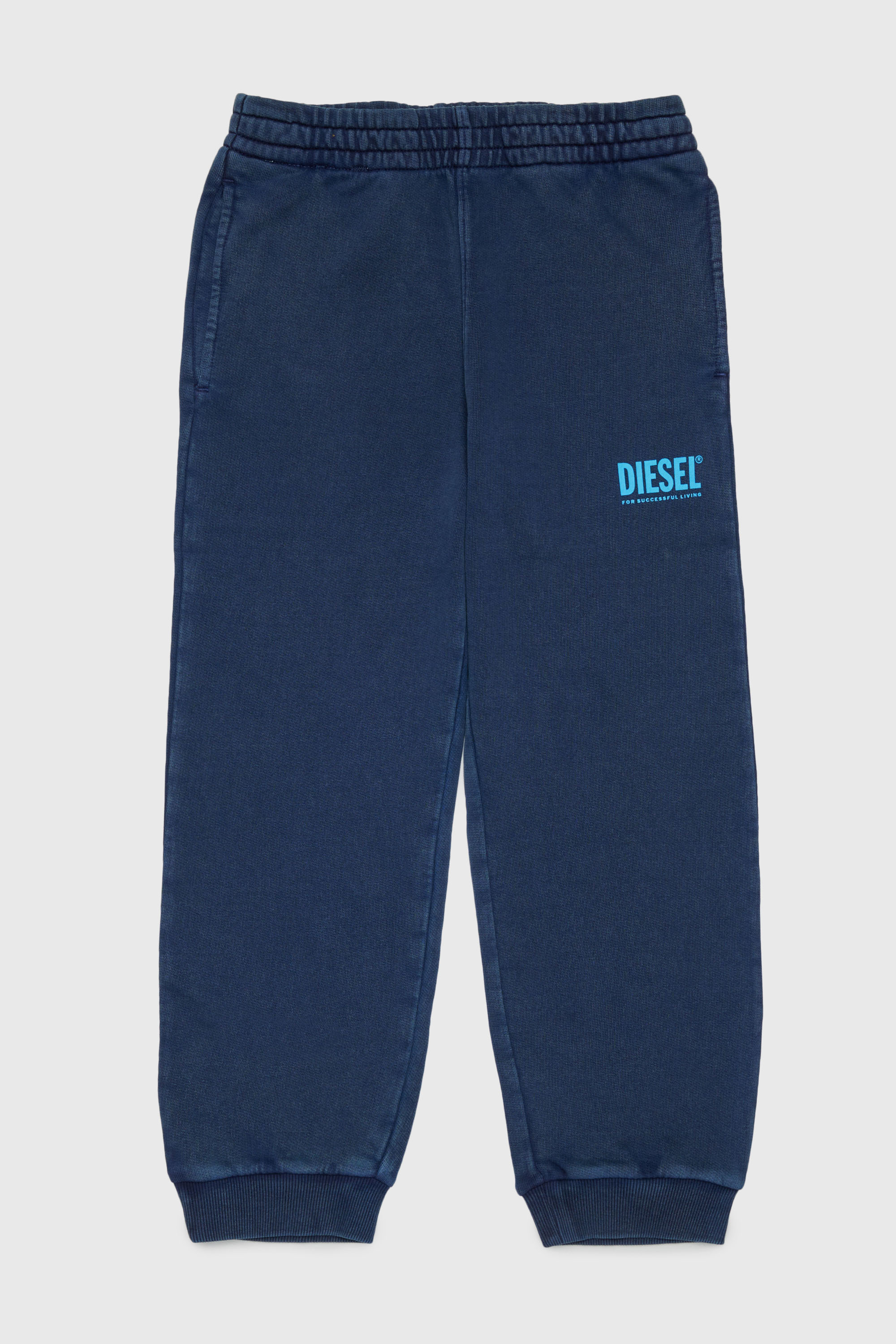 Cotton sweatpants with logo print
