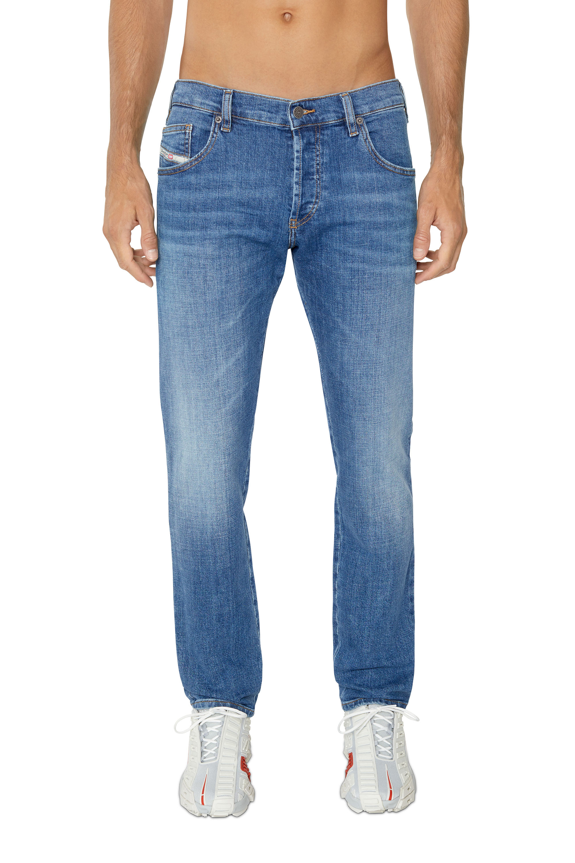 Diesel - Tapered Jeans D-Yennox 0IHAT, Medium blue - Image 1