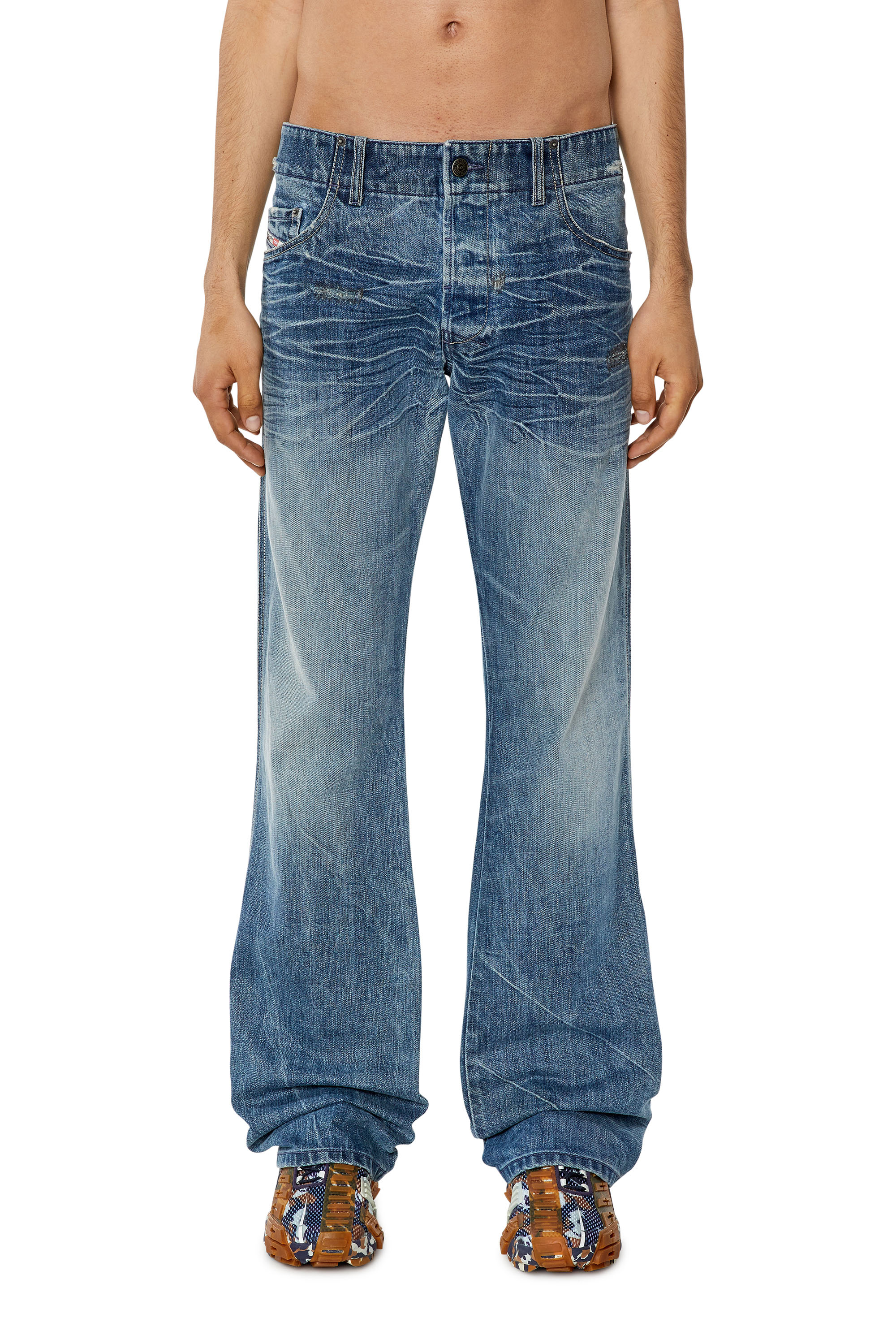 Diesel - Bootcut Jeans D-Backler 09I01, Medium blue - Image 1