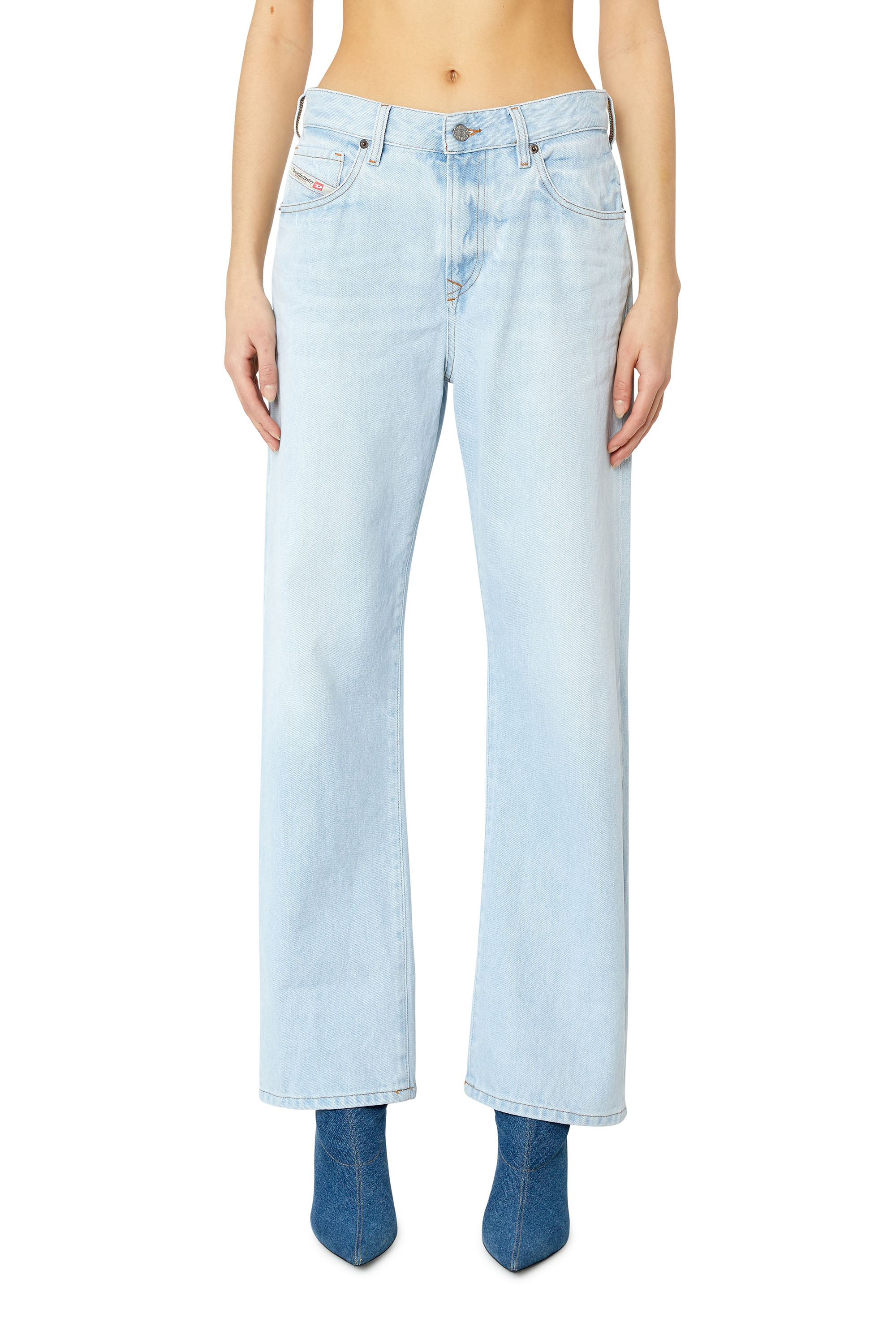 Diesel - 1999 D-Reggy 007L4 Straight Jeans, Light Blue - Image 1