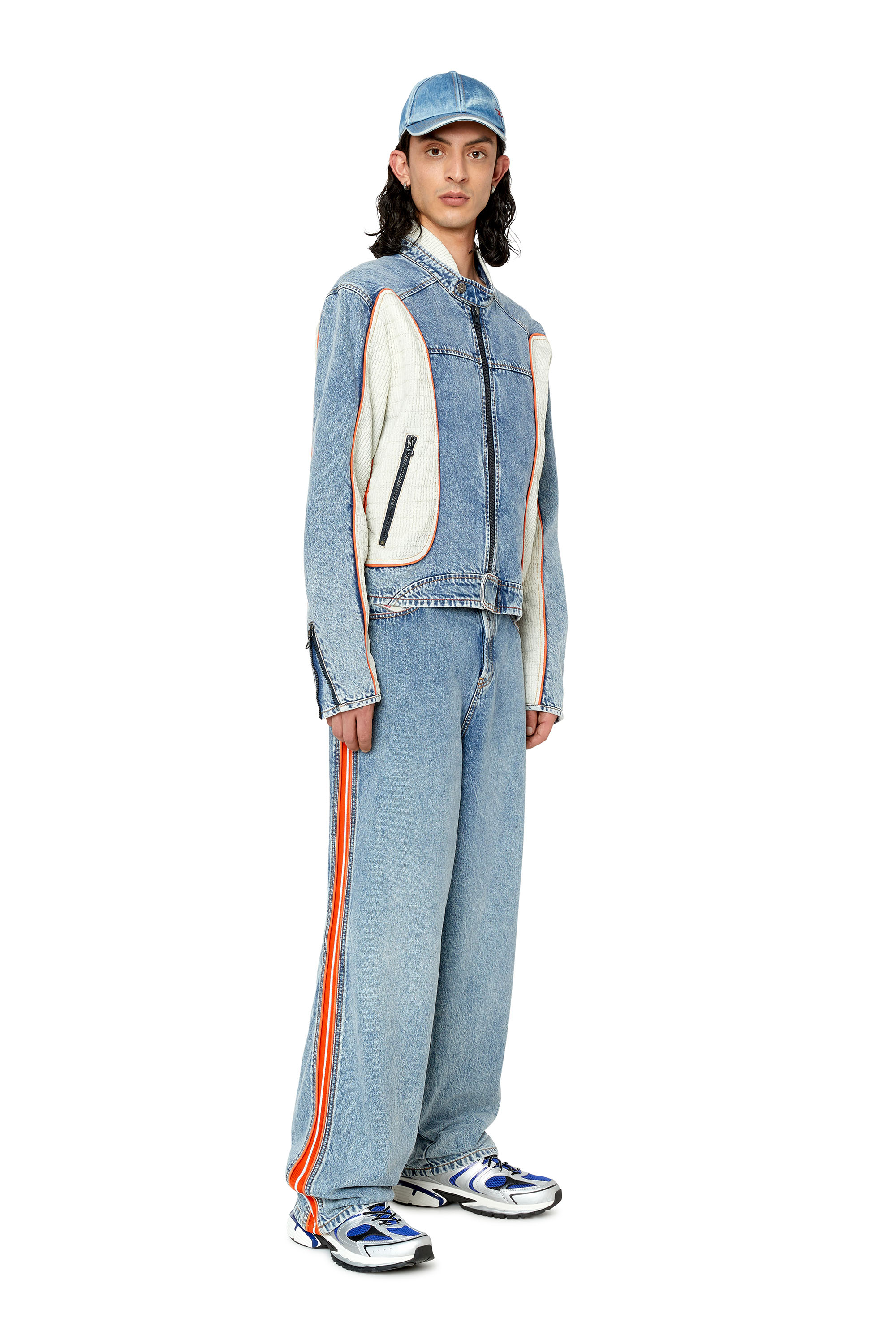 Diesel - Straight Jeans D-Vulkos 0EMAH, Light Blue - Image 4