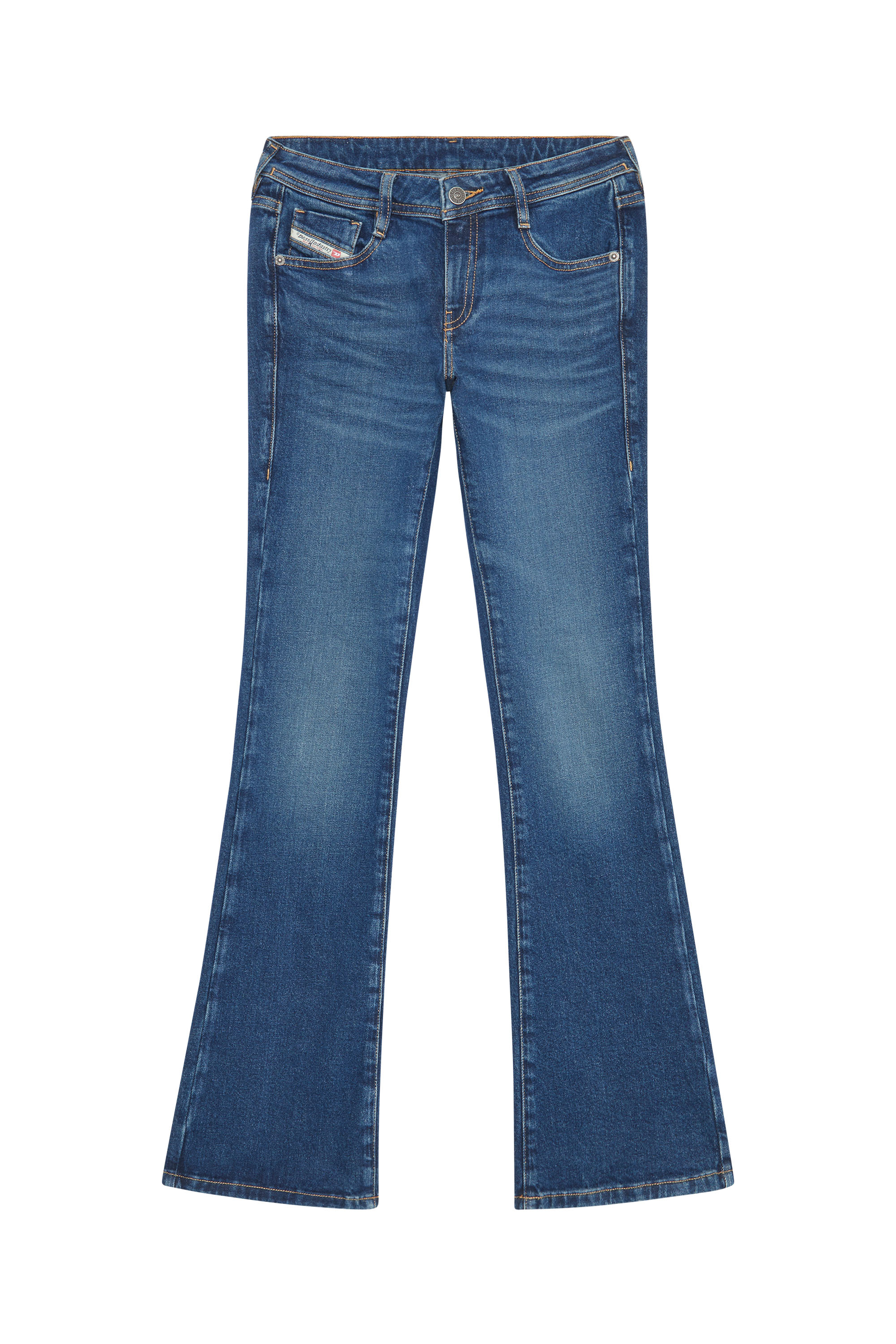 Diesel - 1969 D-EBBEY 0GYCS Bootcut and Flare Jeans, Dark Blue - Image 3
