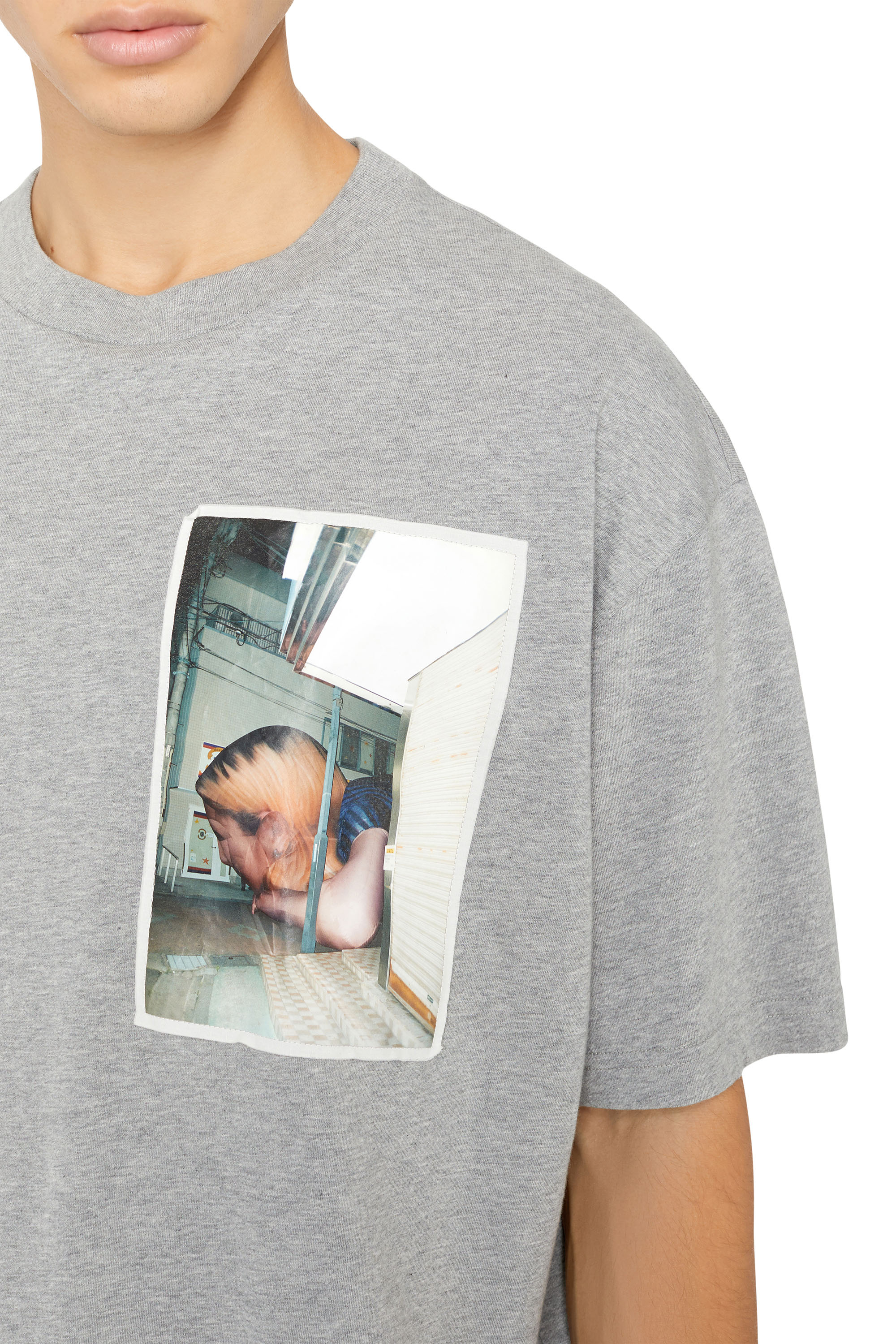 Diesel - SJ-T-WASH, Grey - Image 3