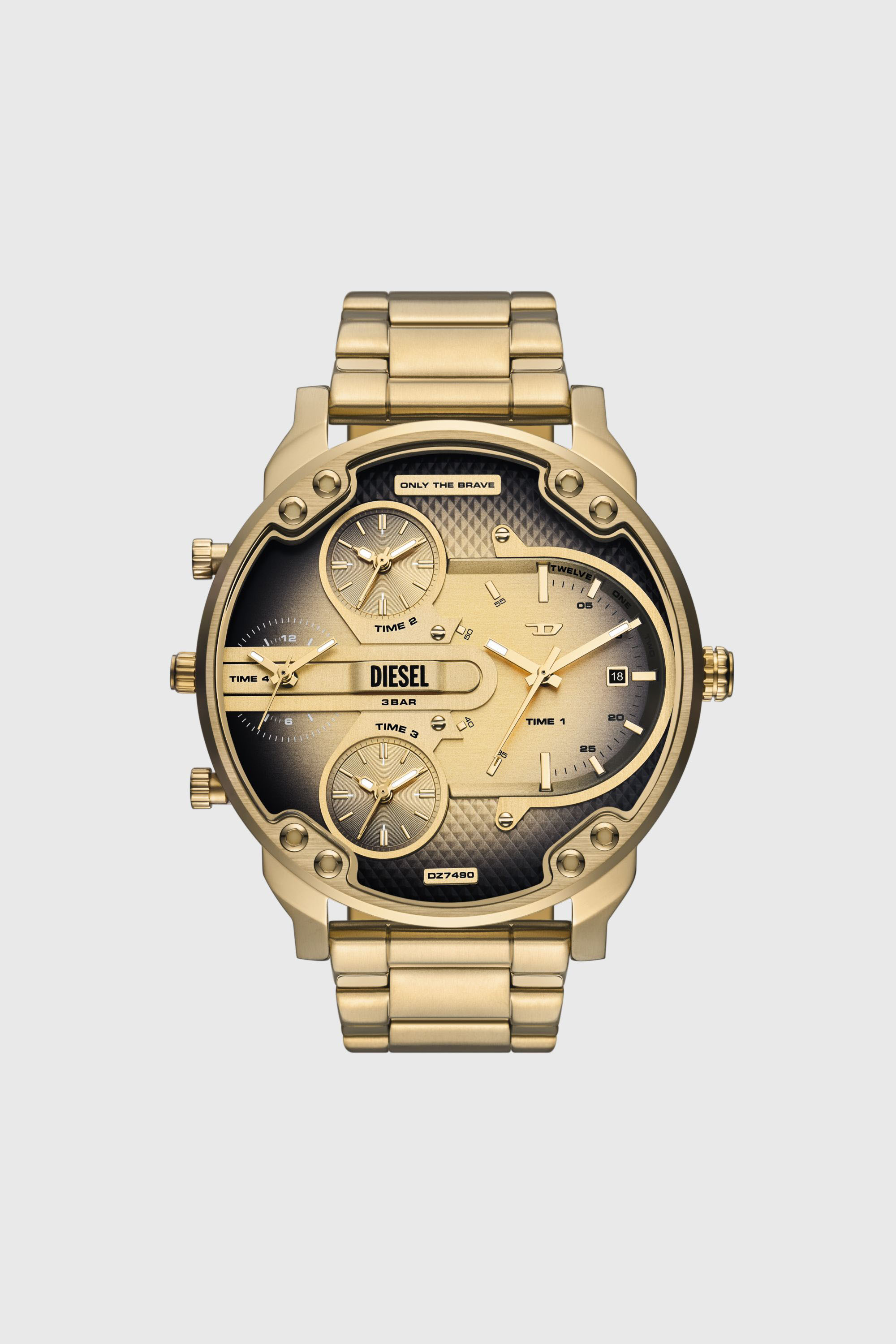 Mr. Daddy Slim Multi-Movement Stainless Steel Watch
