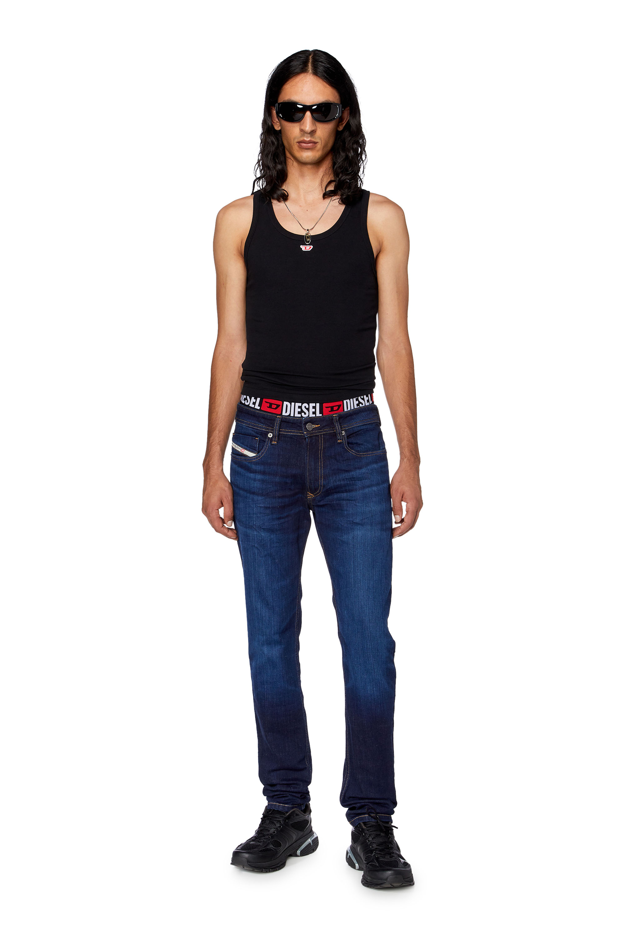 Diesel - Skinny Jeans 1979 Sleenker 0ENAJ, Dark Blue - Image 1