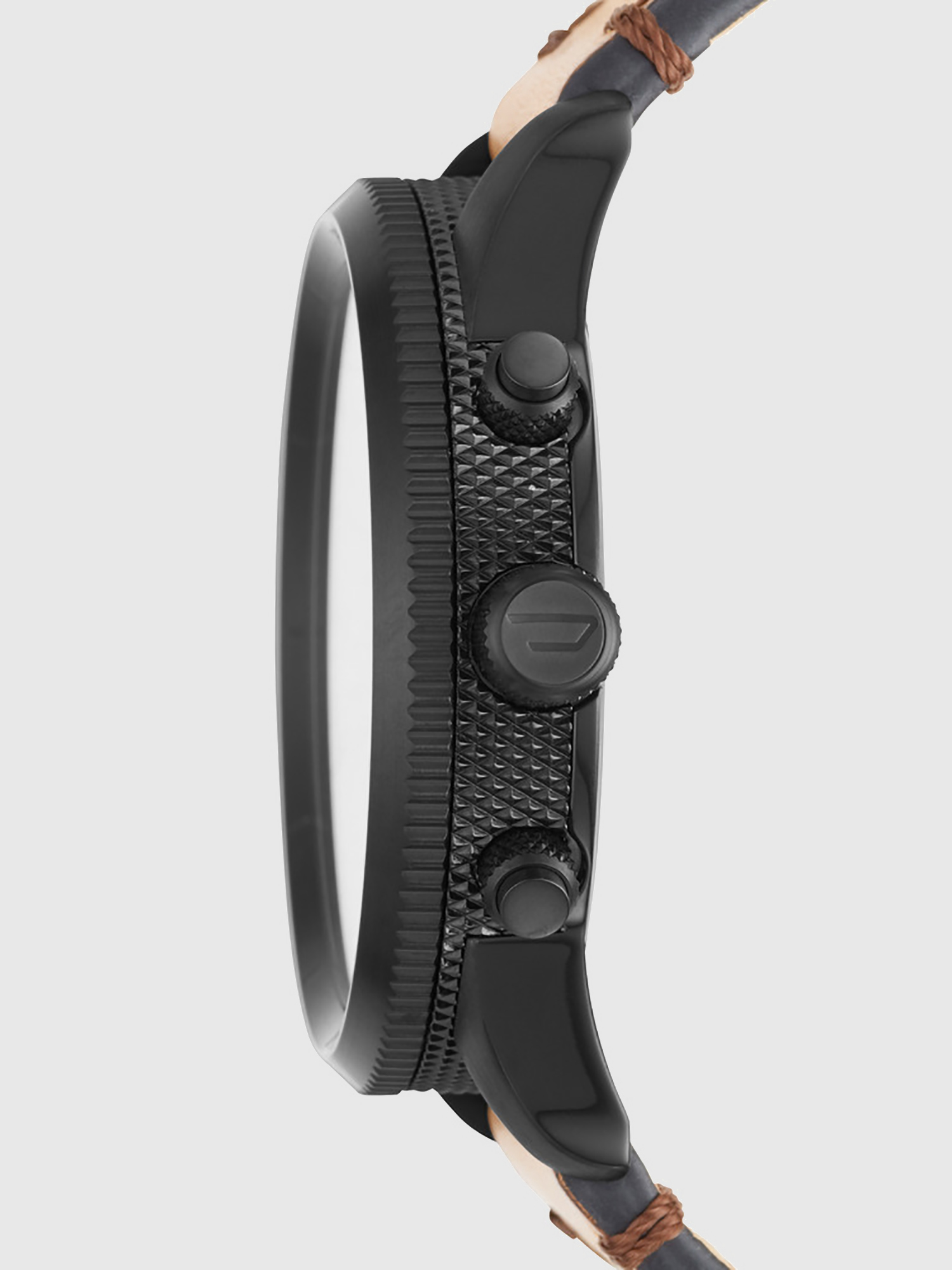 Diesel - DZ4468, Man's Brown rotating topring watch, 50 mm in Light Brown - 2