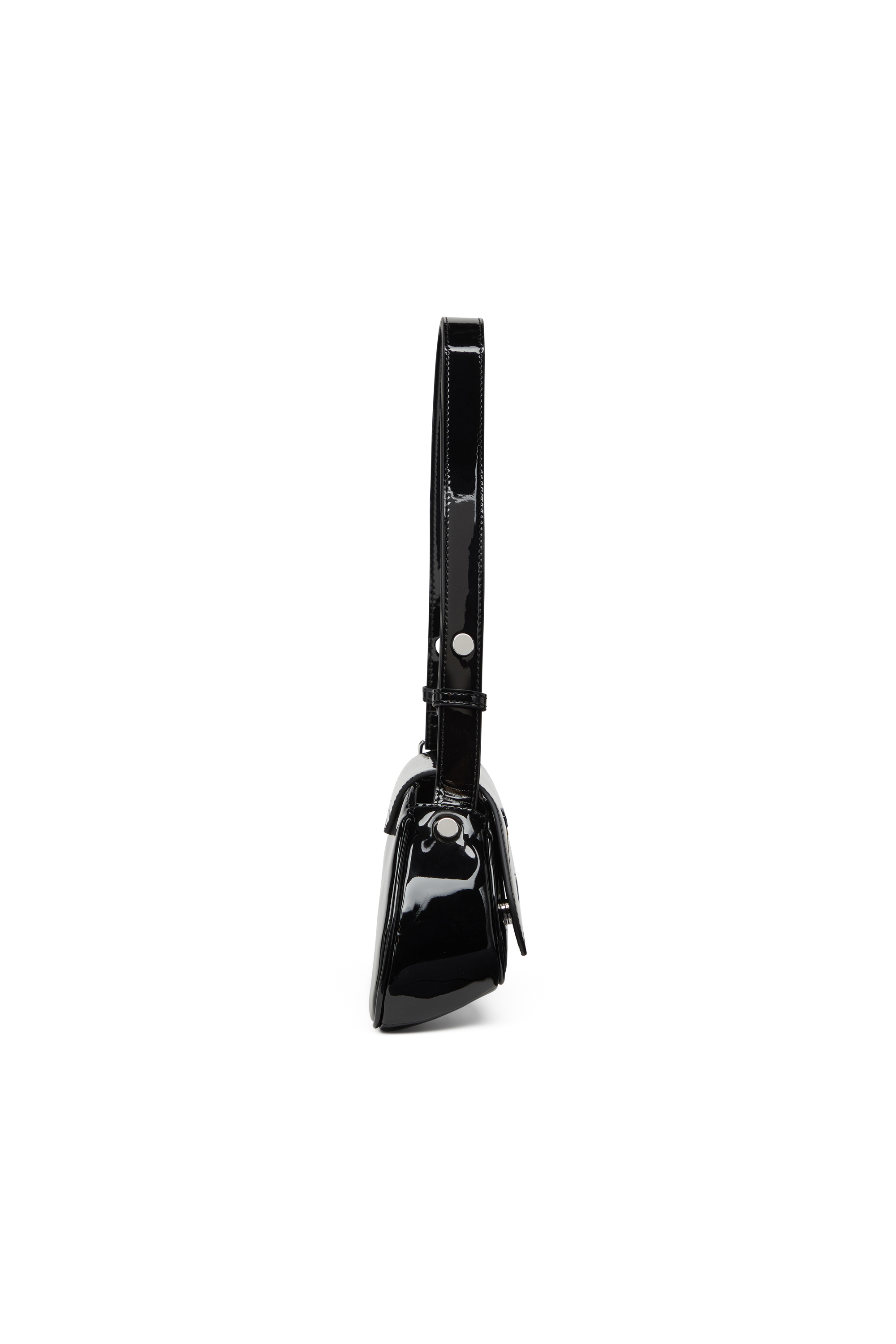 Diesel - PLAY CROSSBODY, Woman's Play-Crossbody bag in glossy PU in Black - 3