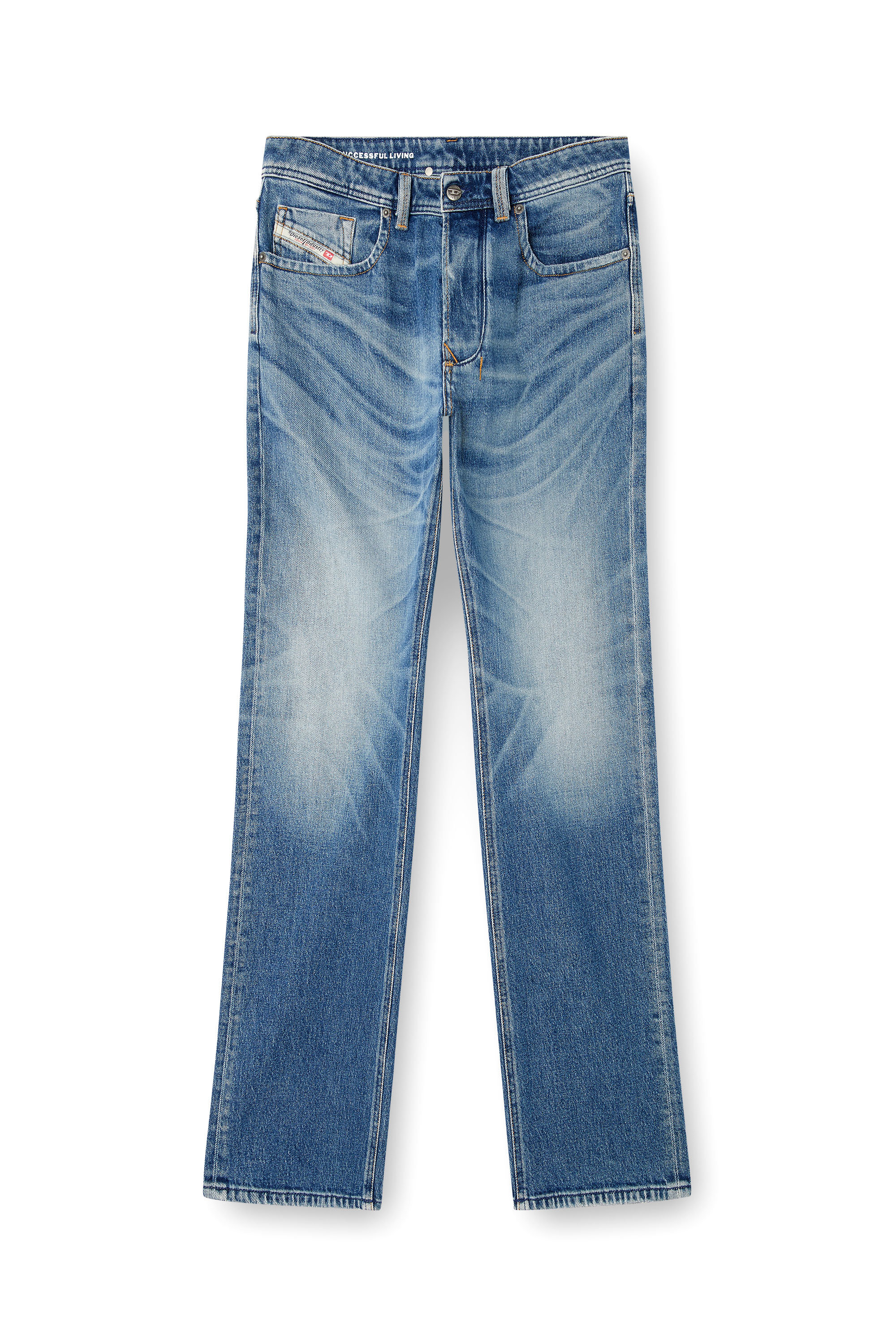 Regular Jeans 1985 Larkee 09M12, Medium blue Diesel - Man's Regular Jeans 1985 Larkee 09M12, Medium blue - 2