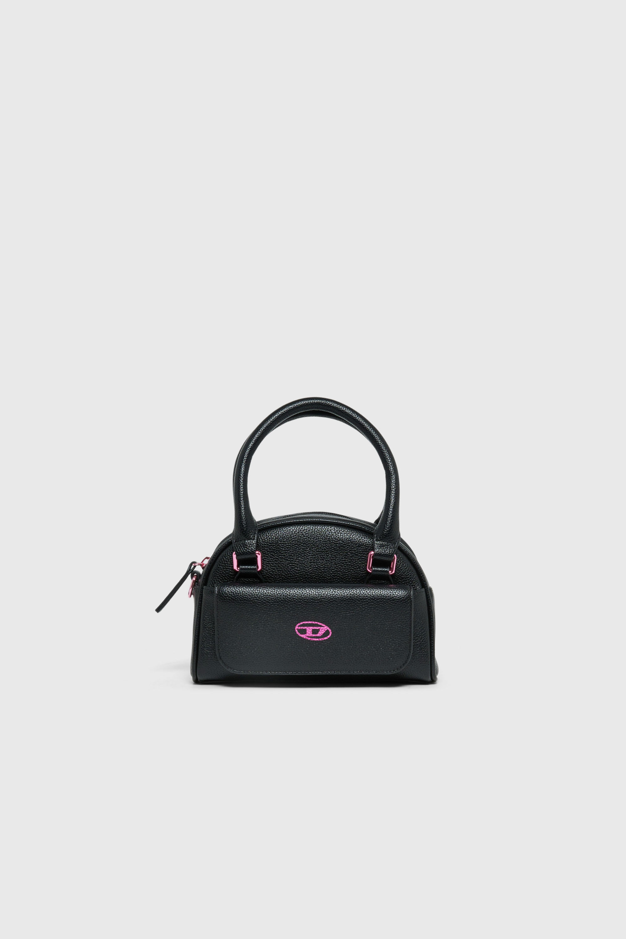 Diesel - WREDY, Woman's WREDY - Bag in grainy coated fabric in Black - 1