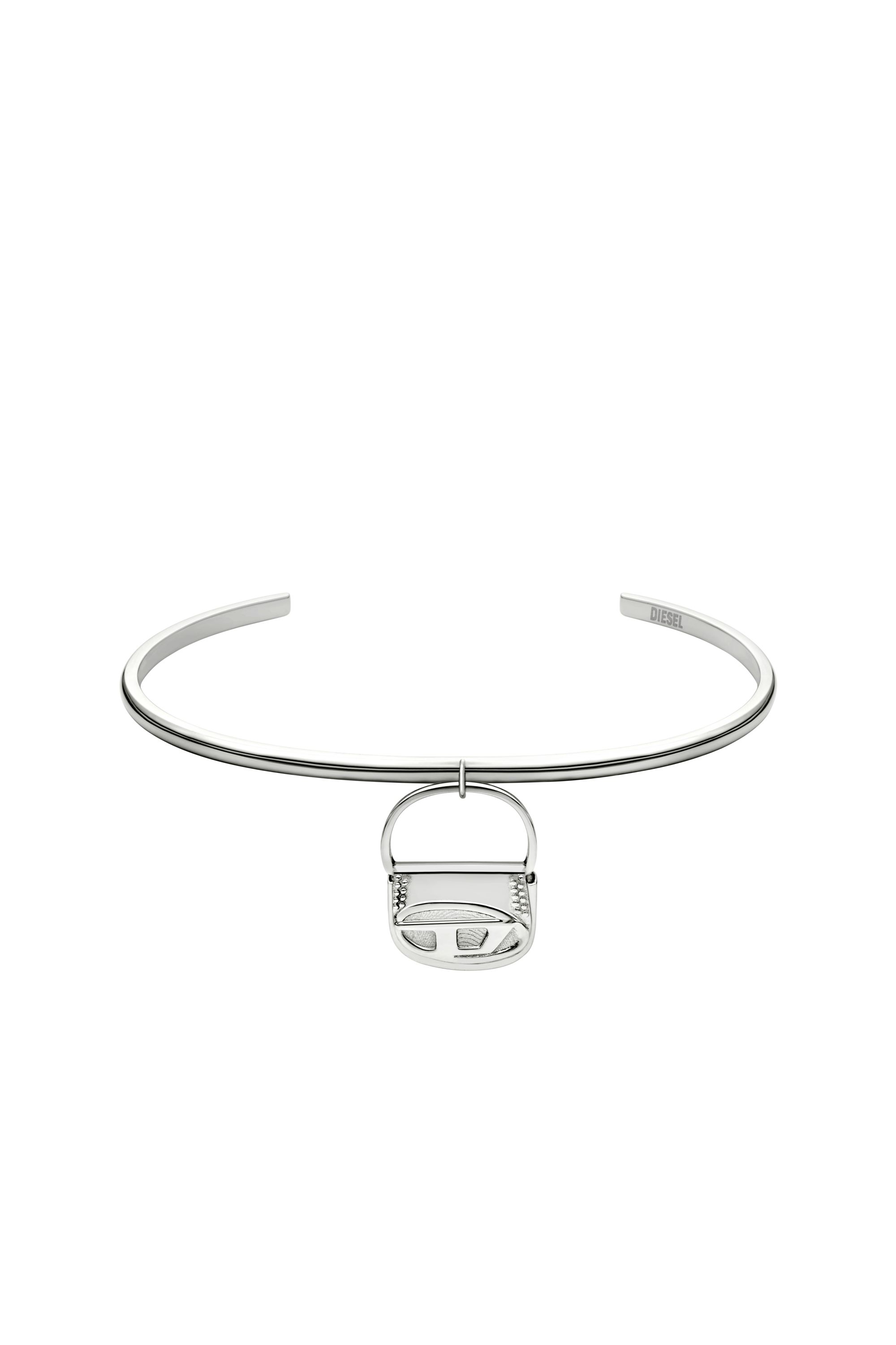 Diesel - DX1621040 JEWELLERY, Unisex's Stainless steel cuff bracelet in Silver - 1