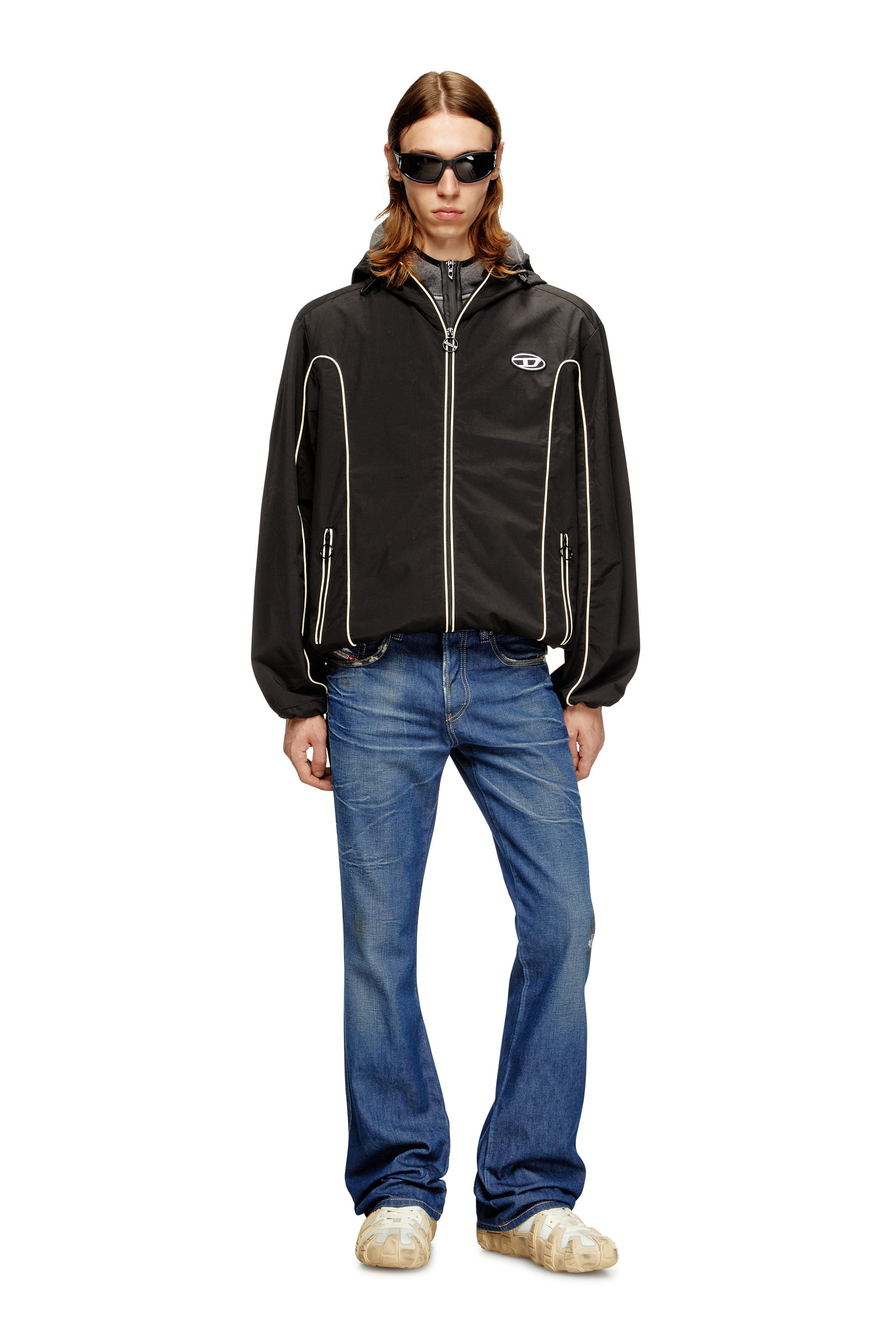 Bootcut Jeans 1998 D-Buck 09M60, Dark Blue Diesel - Man's Bootcut Jeans 1998 D-Buck 09M60, Dark Blue - 1