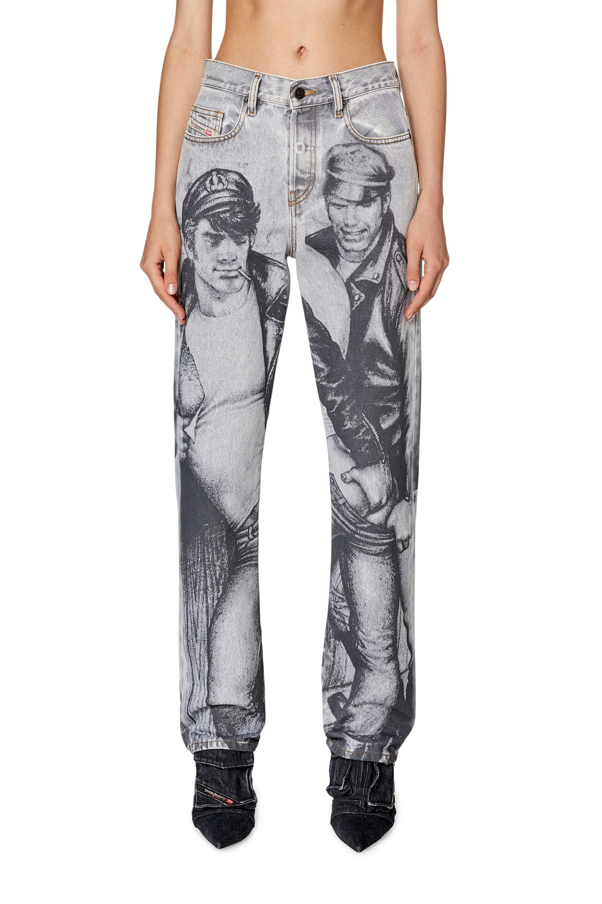 Diesel - Straight Jeans 2020 D-Viker 007F8, Grey - Image 6