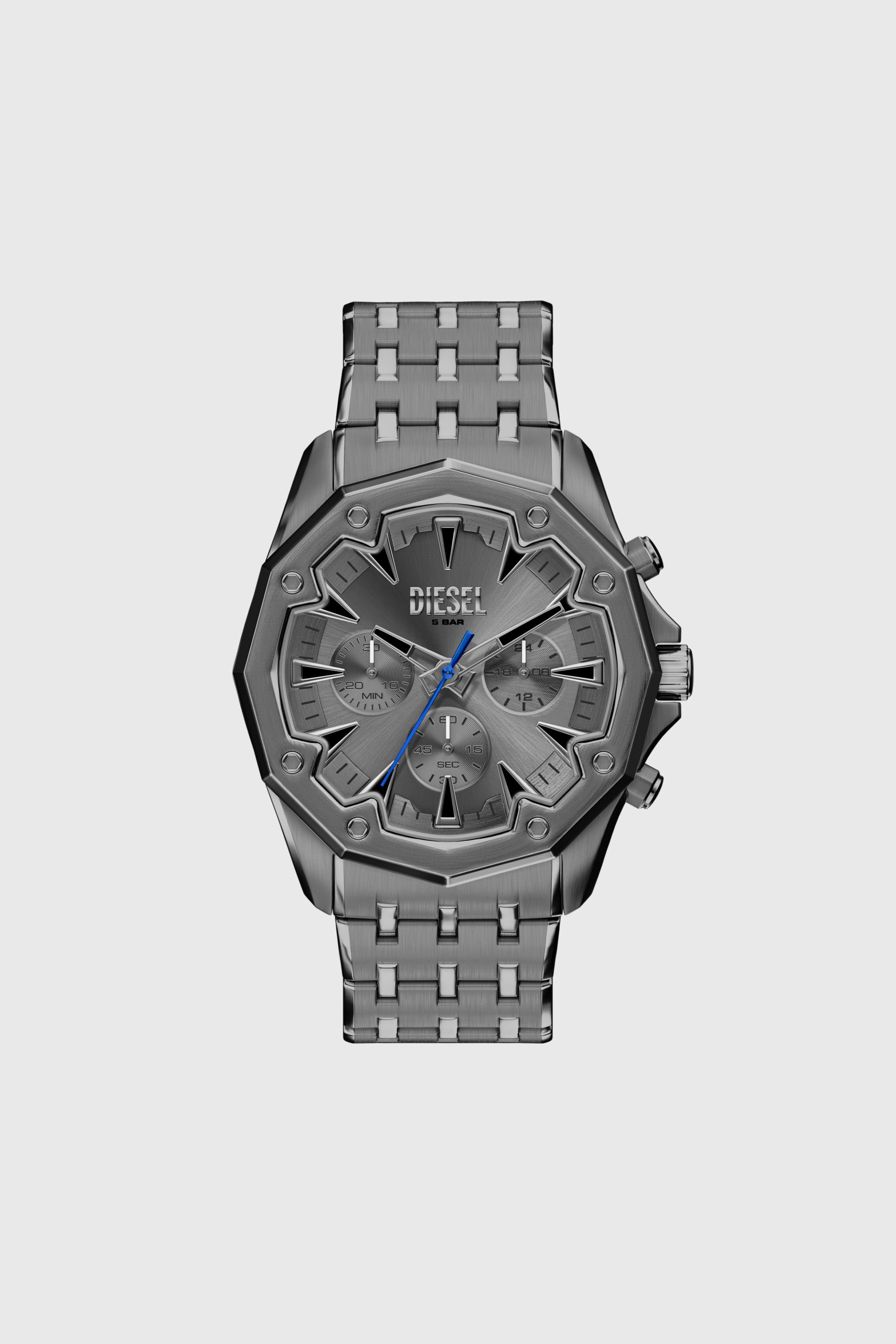 Spiked stainless steel watch