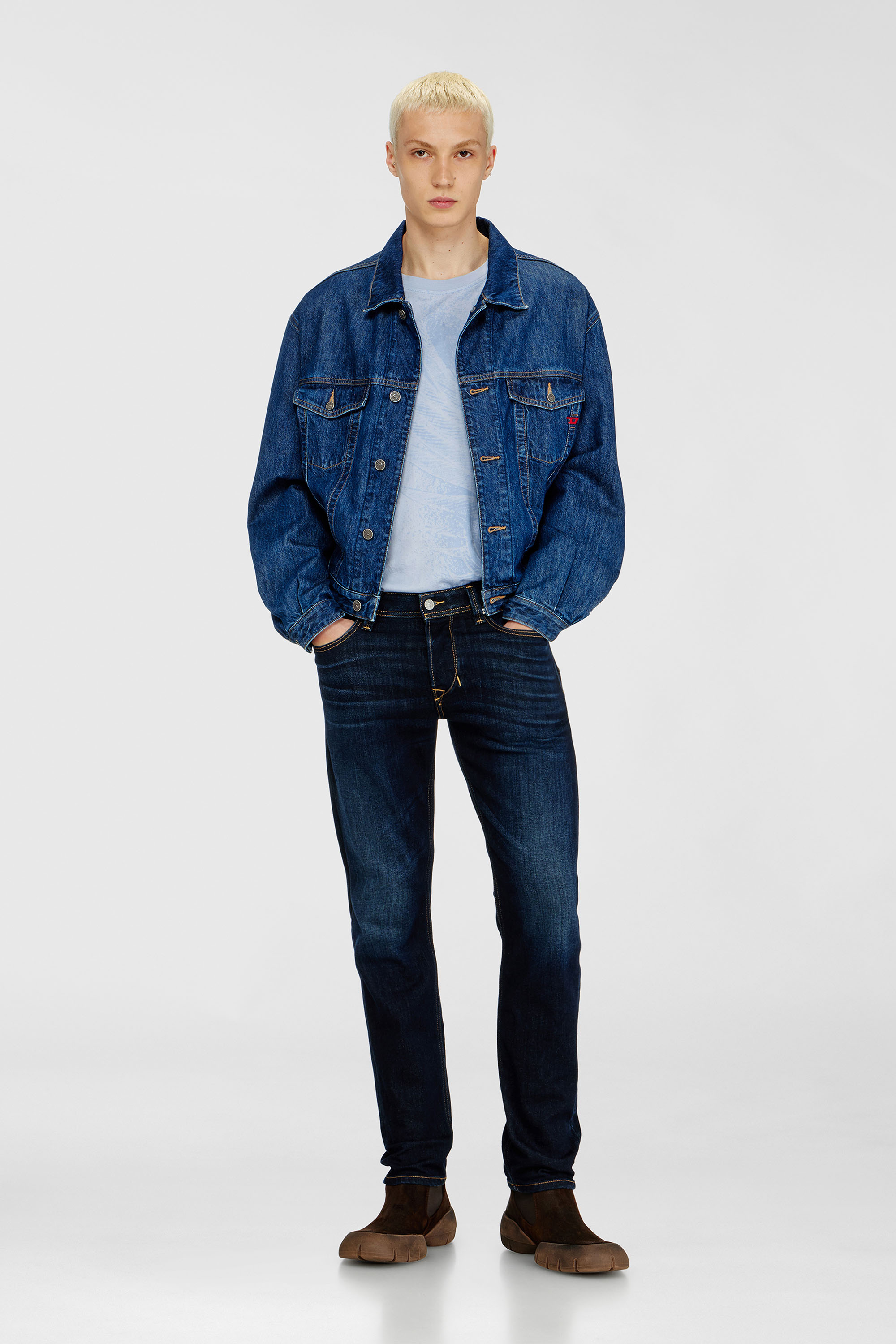 Diesel - Man's Regular Jeans 1986 Larkee-Beex 09Q15, Dark Blue - 1