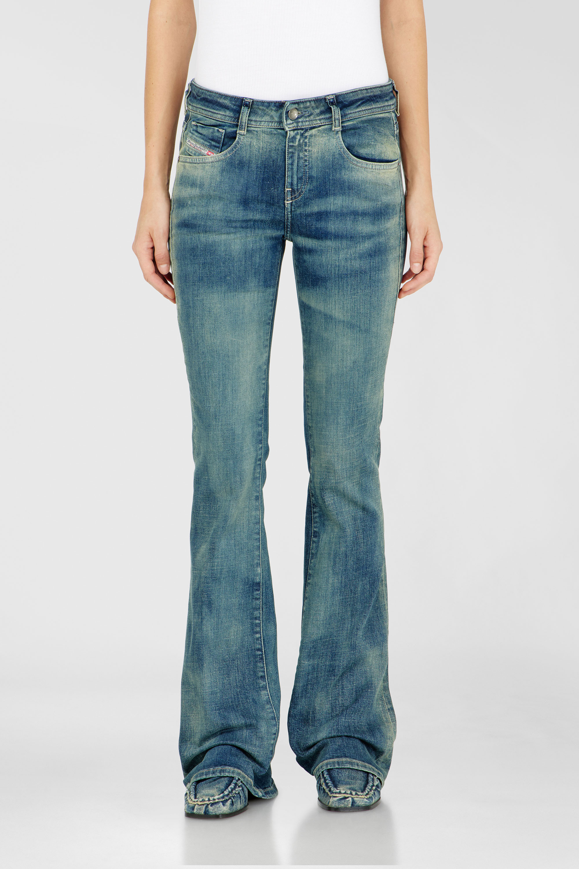 Diesel - Woman's Bootcut Jeans 1969 D-Ebbey 09P41, Medium blue - 1