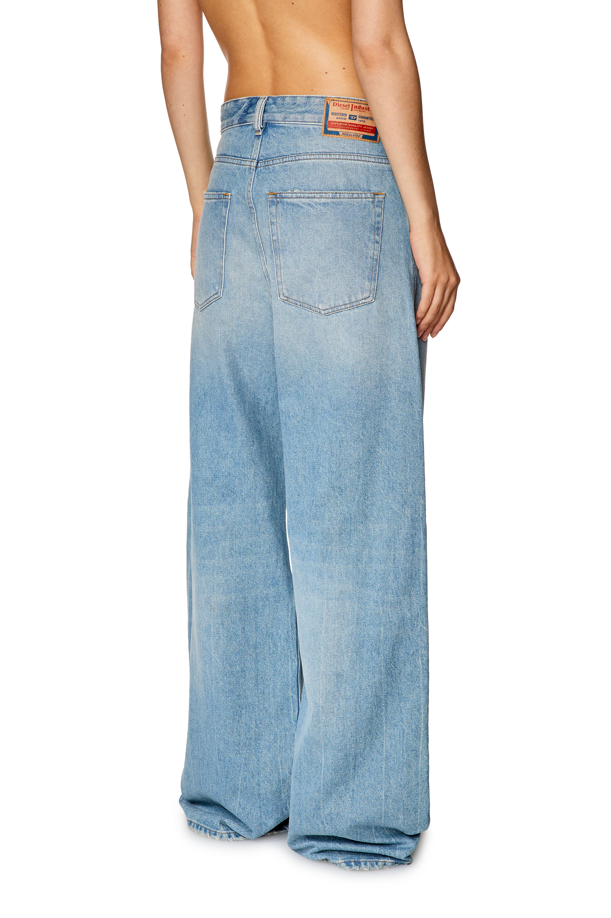 Diesel - 1996 D-Sire 09E25 Straight Jeans, Light Blue - Image 2