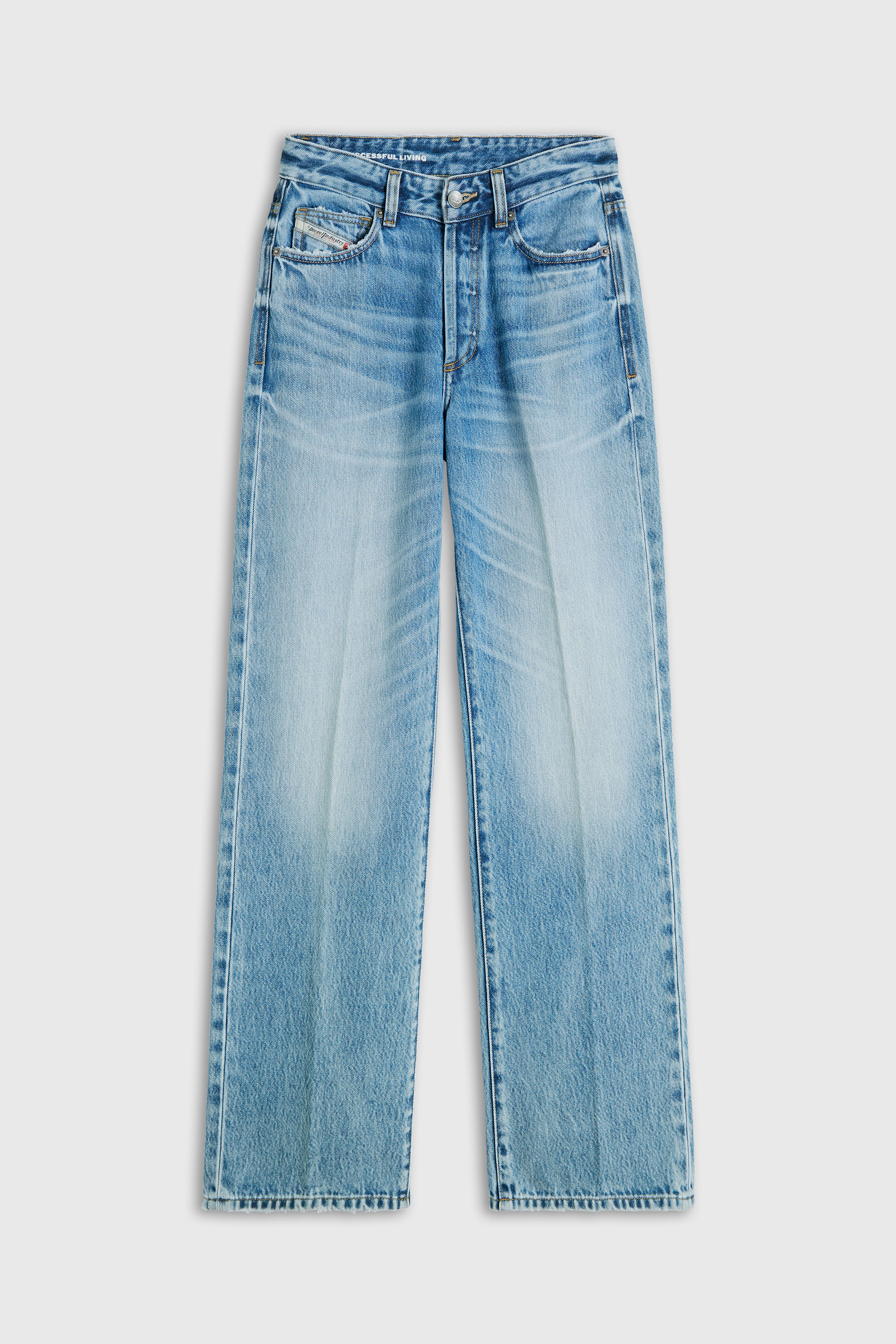 Diesel - Woman's Regular Jeans 1971 D-Sent 0DLDF, Light Blue - 2