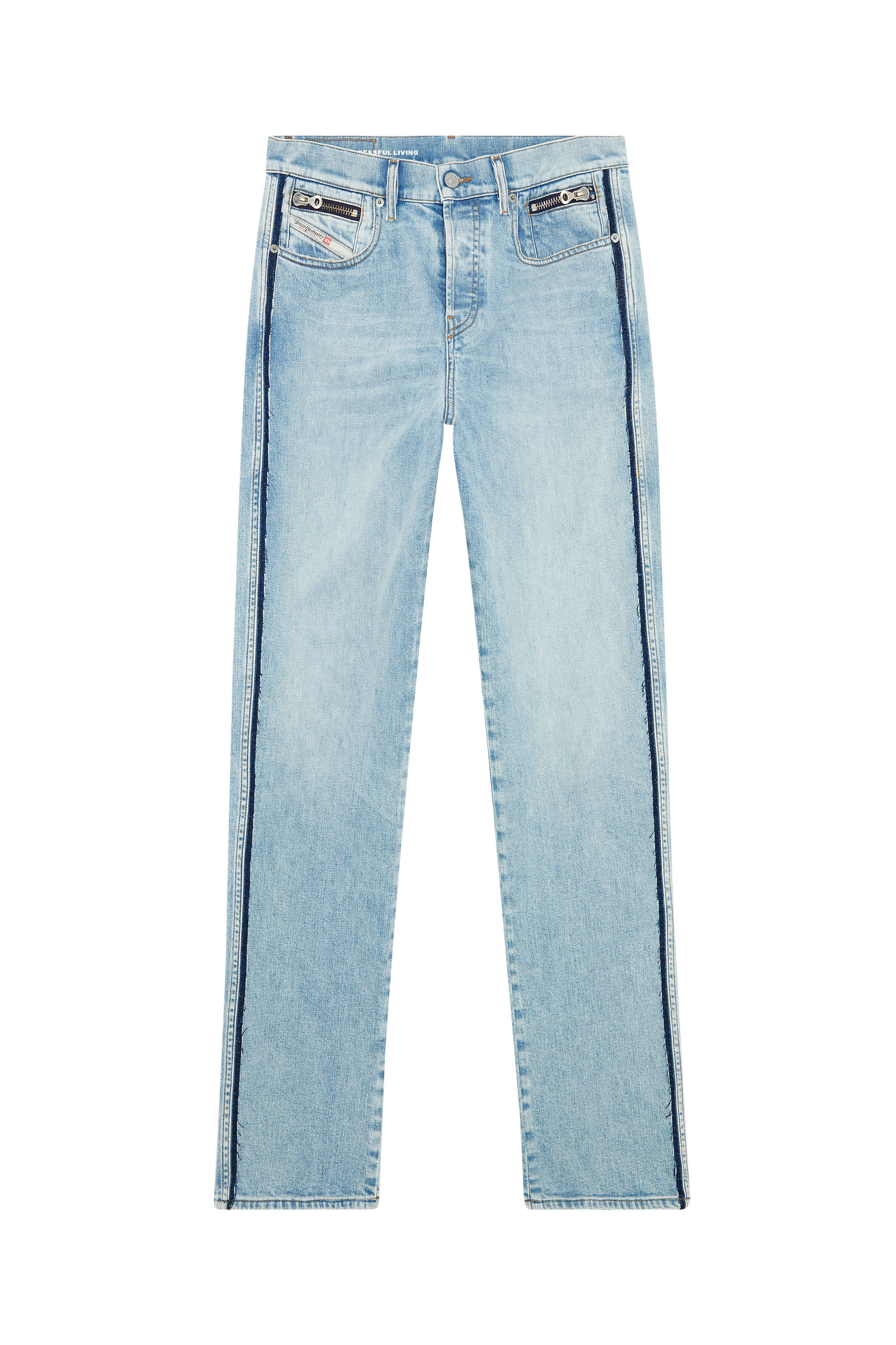 Diesel - Straight Jeans 2020 D-Viker 09F41, Light Blue - Image 5