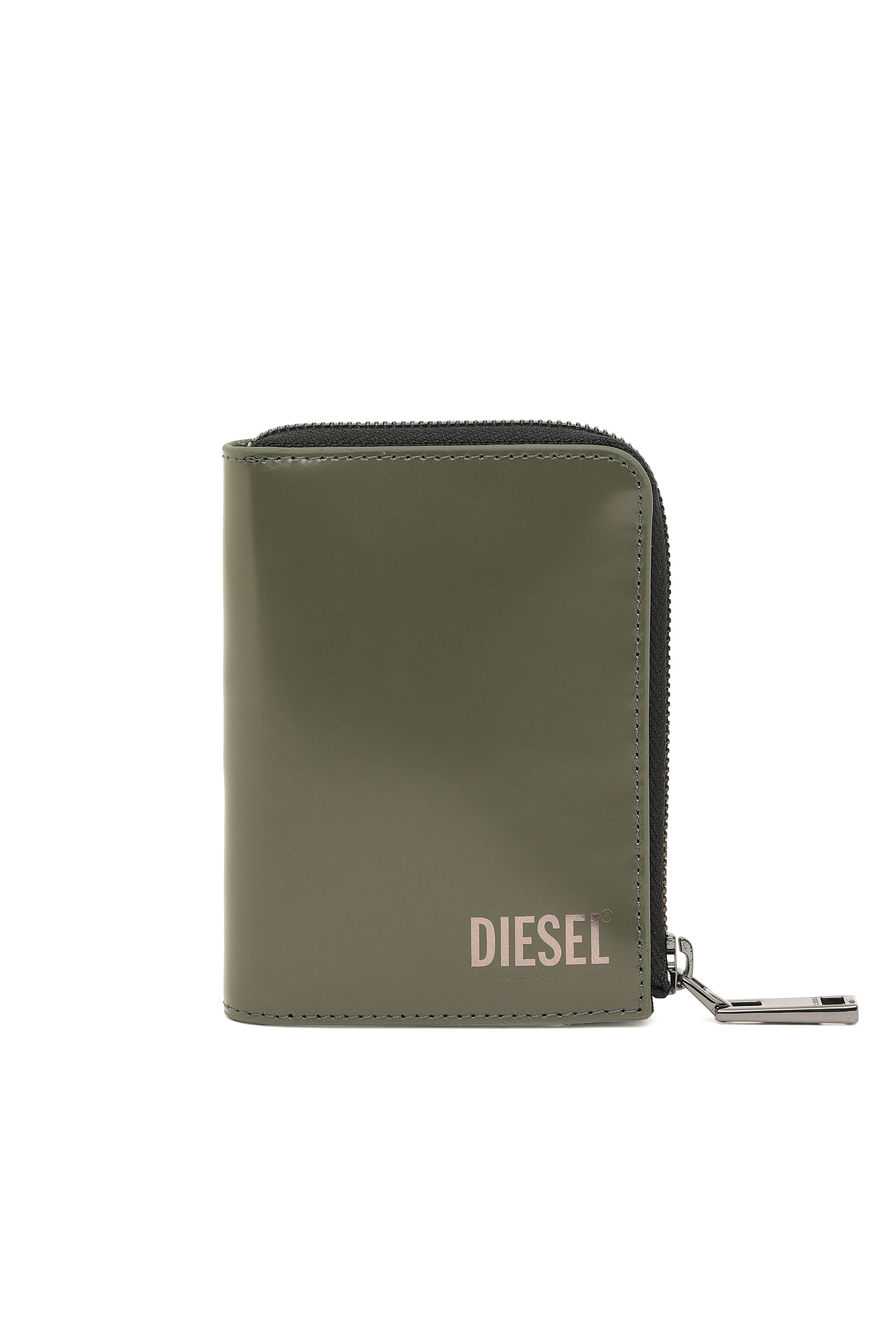 L-12 ZIP, Olive Green - Zip-Round Wallets