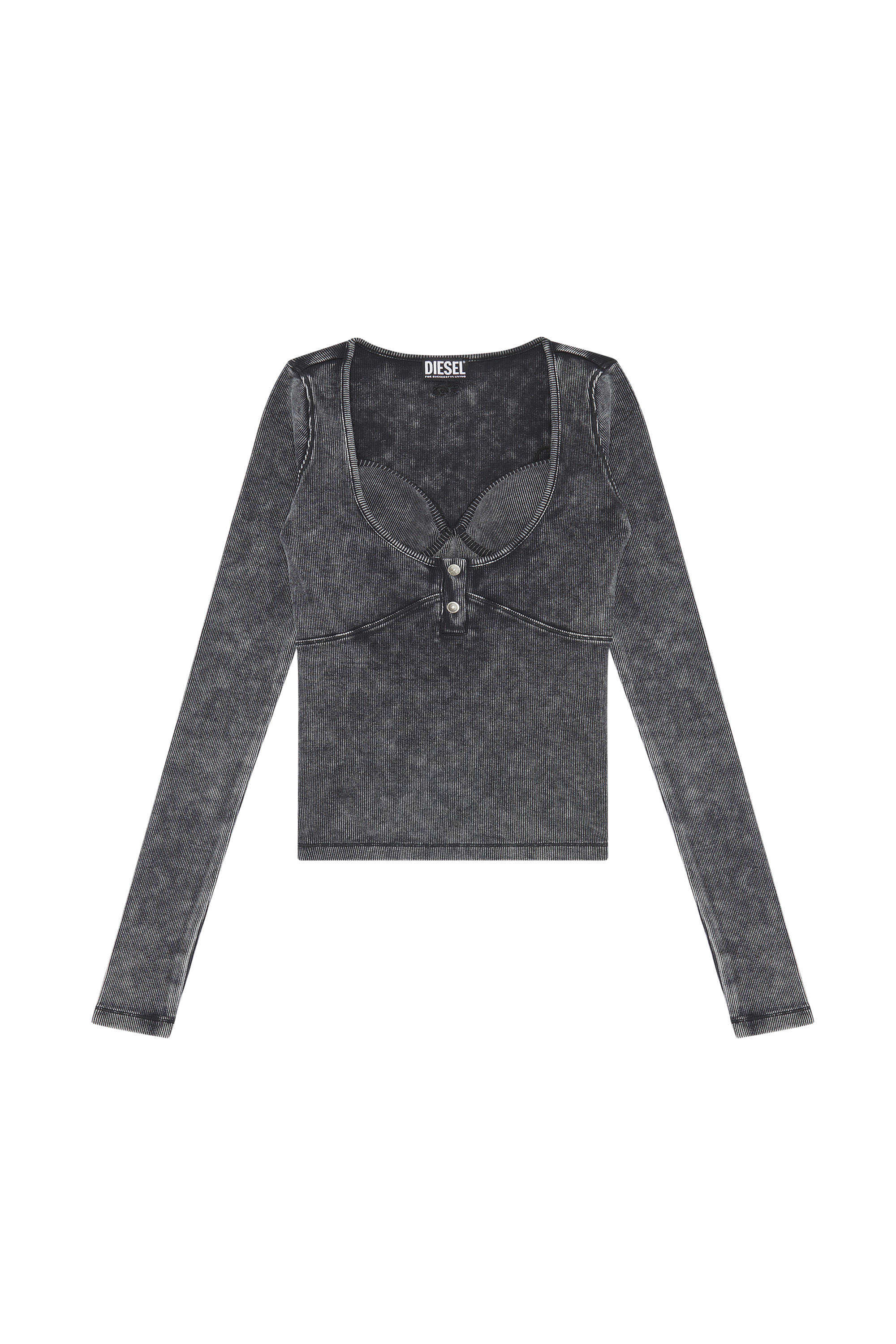 Diesel - T-ANALIE, Black - Image 3