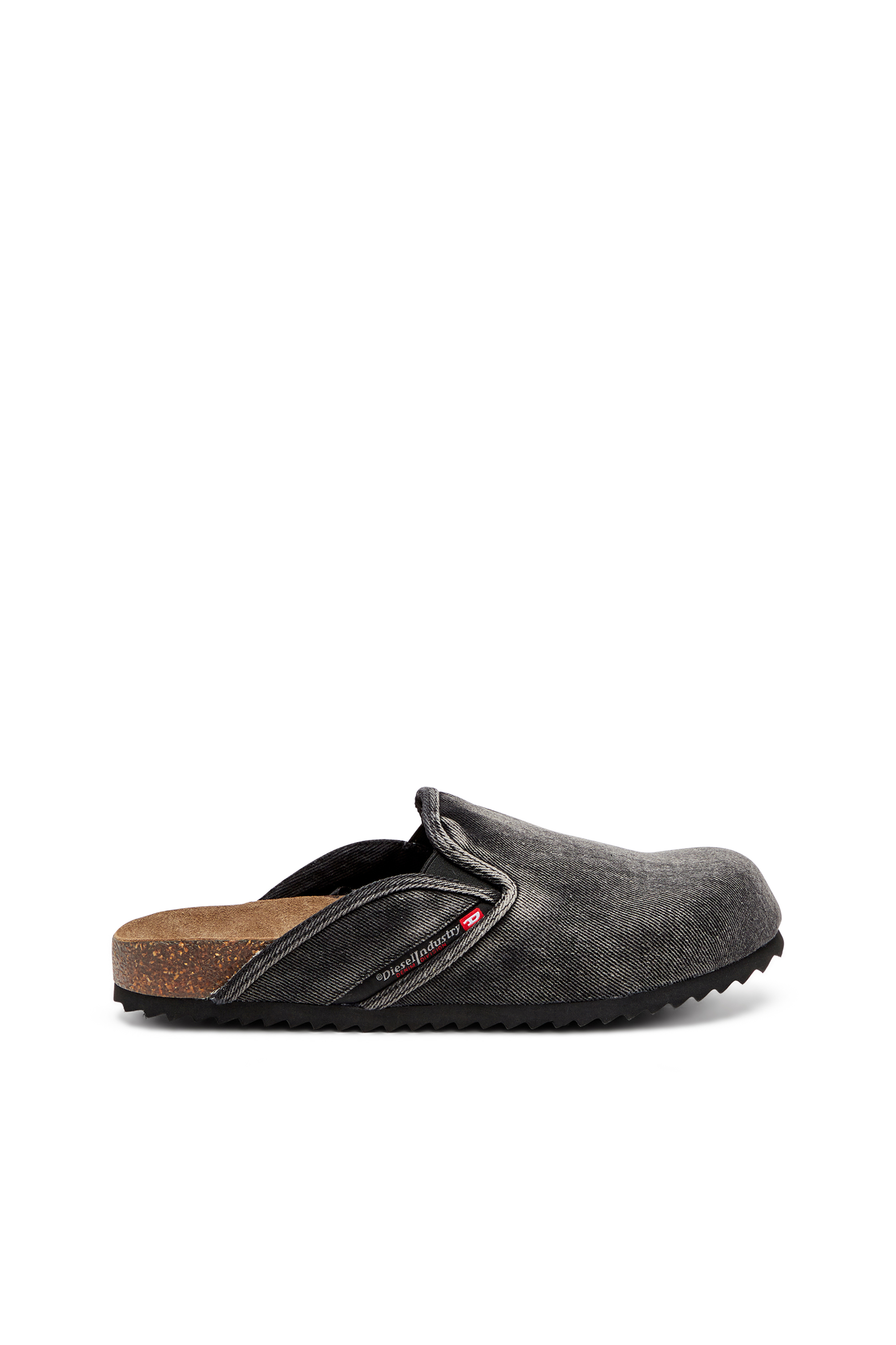 Diesel - D-WOODSTOCK SLIP-ON, Man's Denim mules in Black - 1