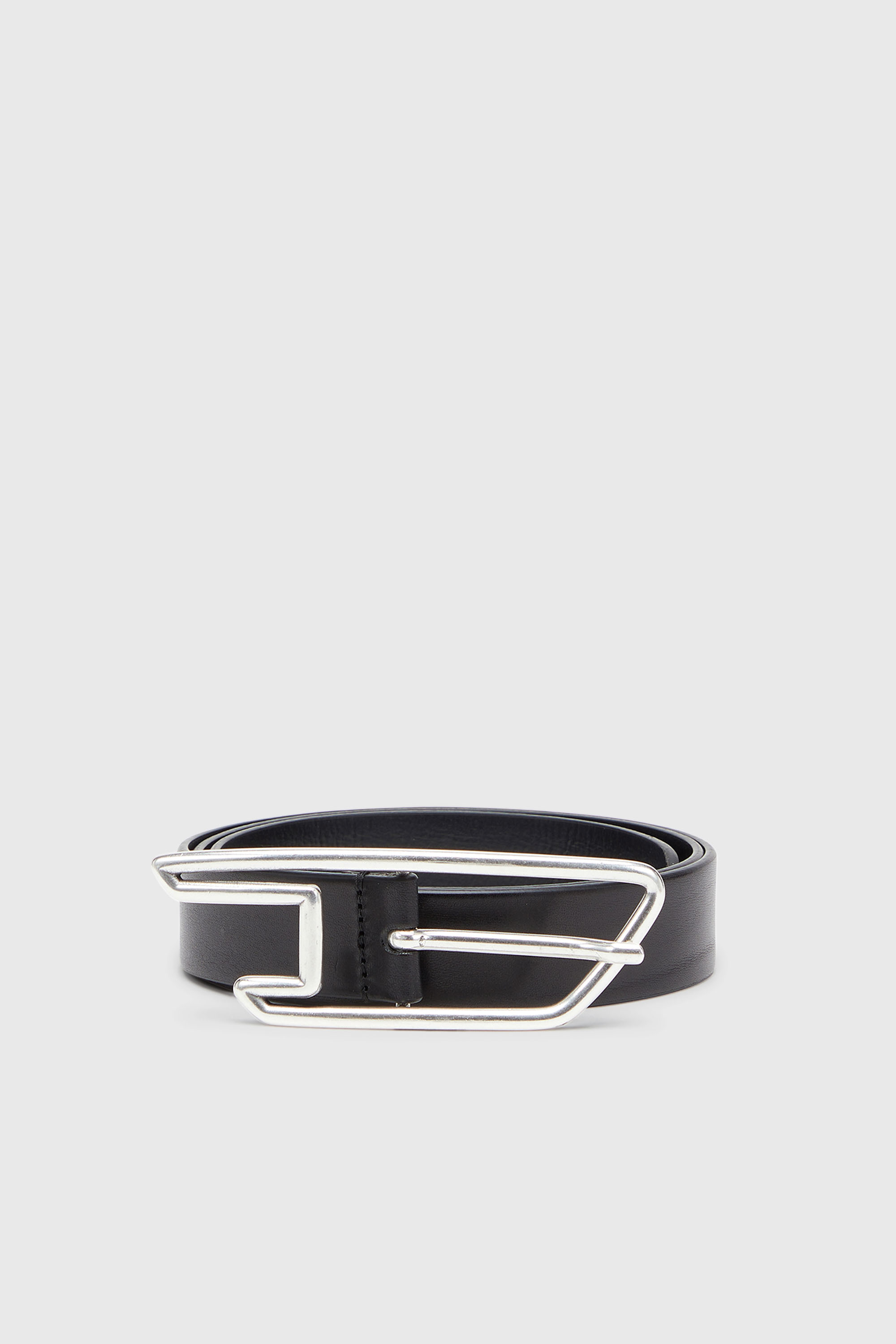 3cm leather belt with D-logo buckle